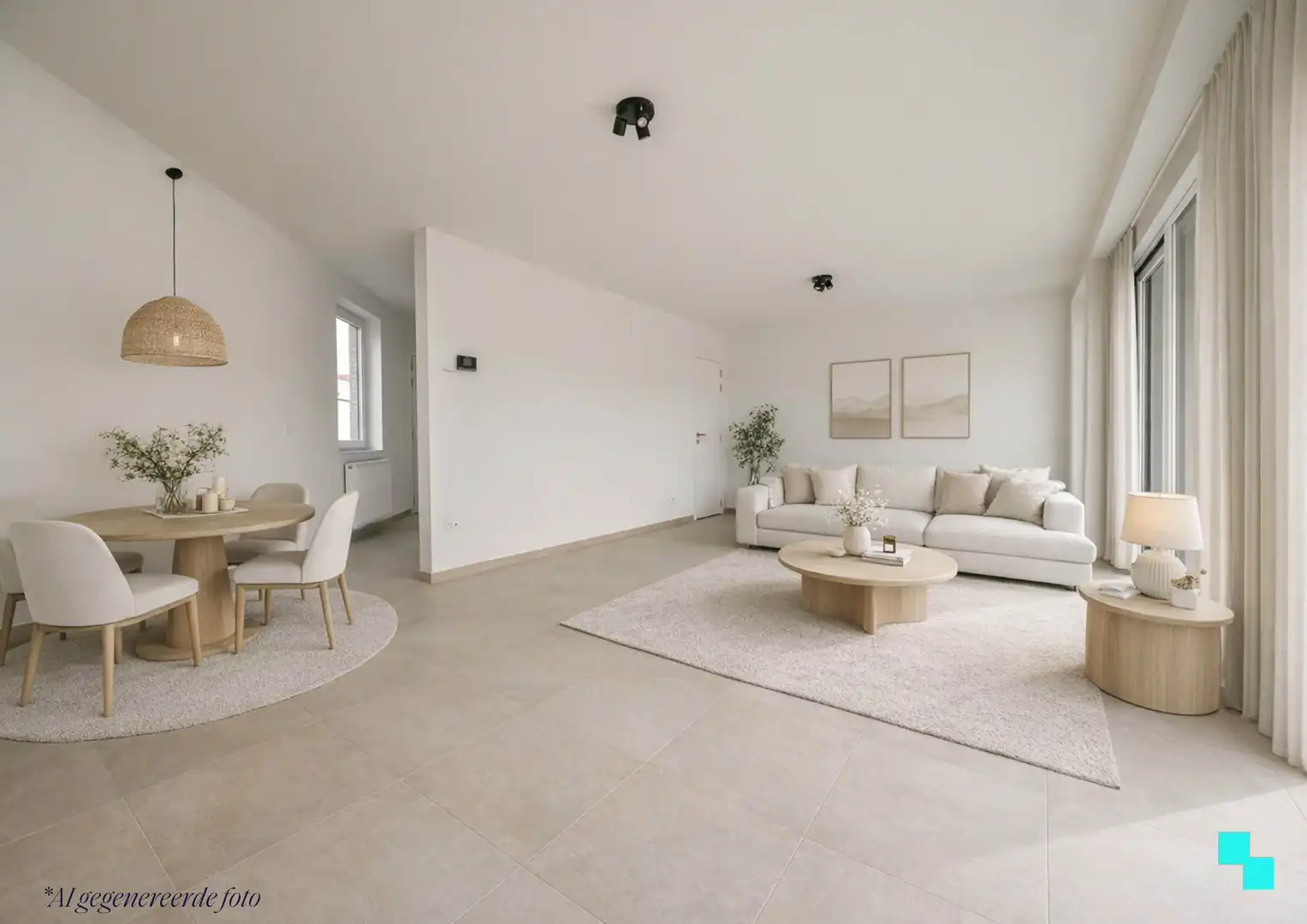 Instapklaar nieuwbouwappartement met tuin te Emelgem foto 3