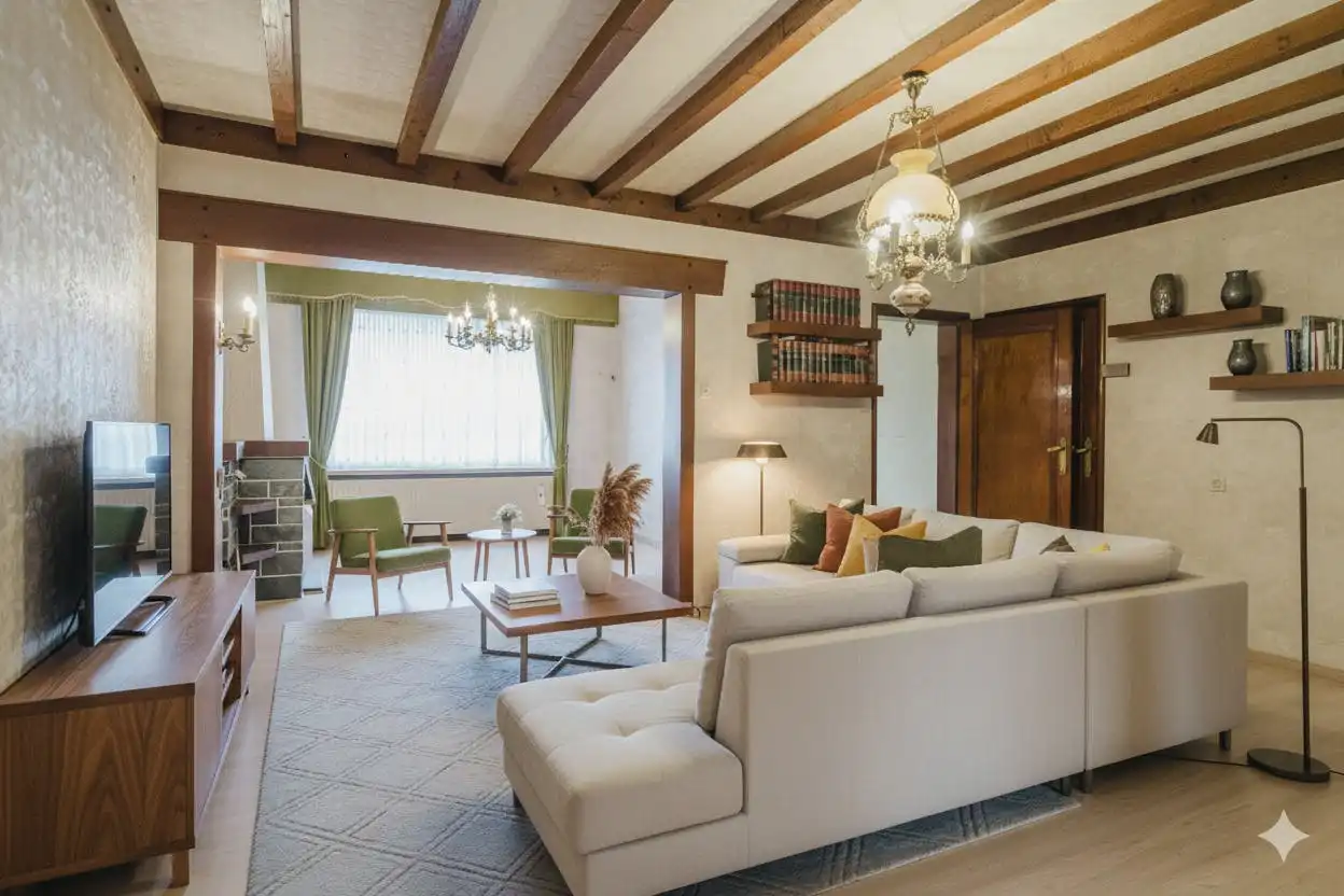 Te renoveren gezinswoning te koop Aalbeke/Kortrijk foto 3