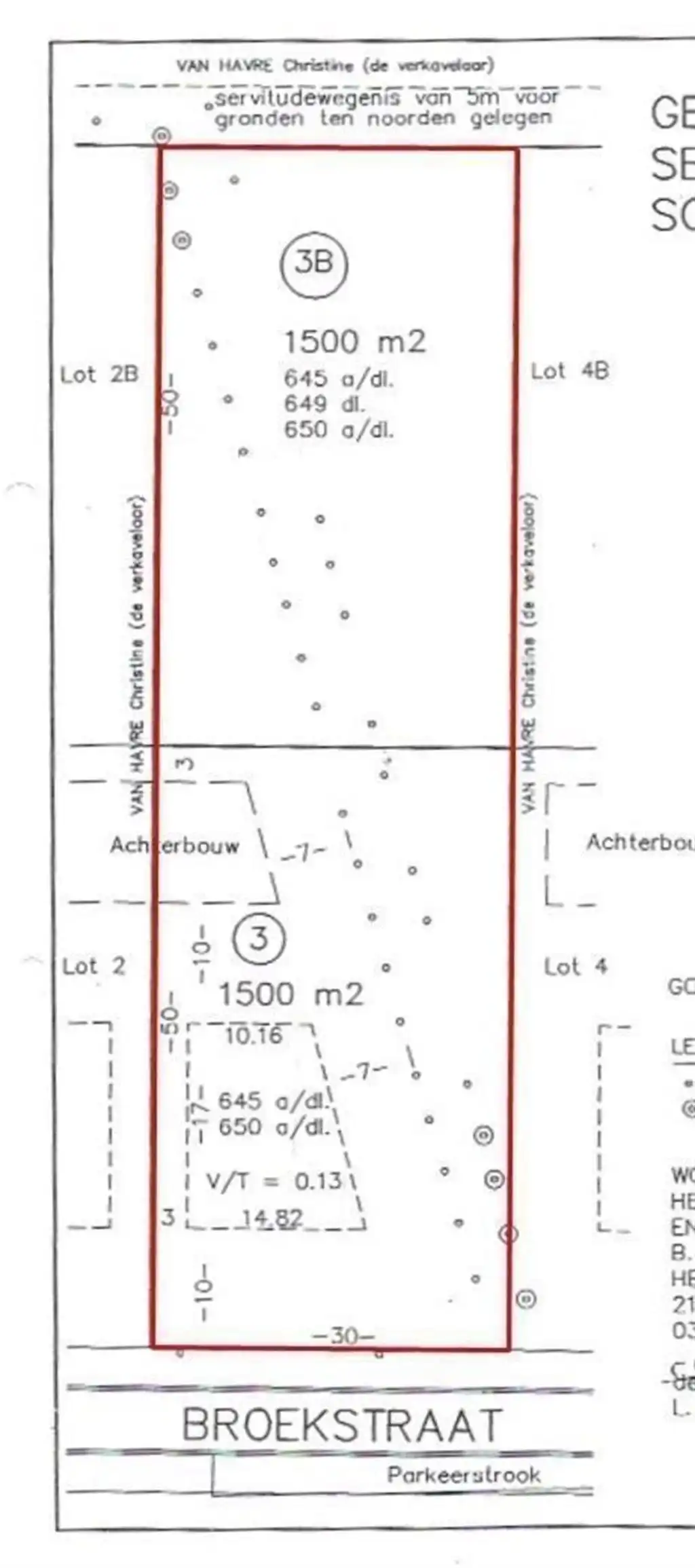 Perceel van 3.000m² voor open bebouwing met zicht op weilanden foto 8