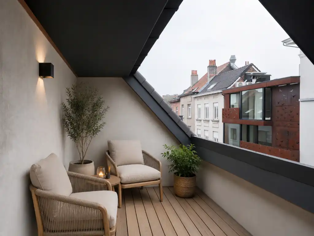 Stijlvol gerenoveerd duplexappartement met zonnig terras in het centrum van Gent foto 4