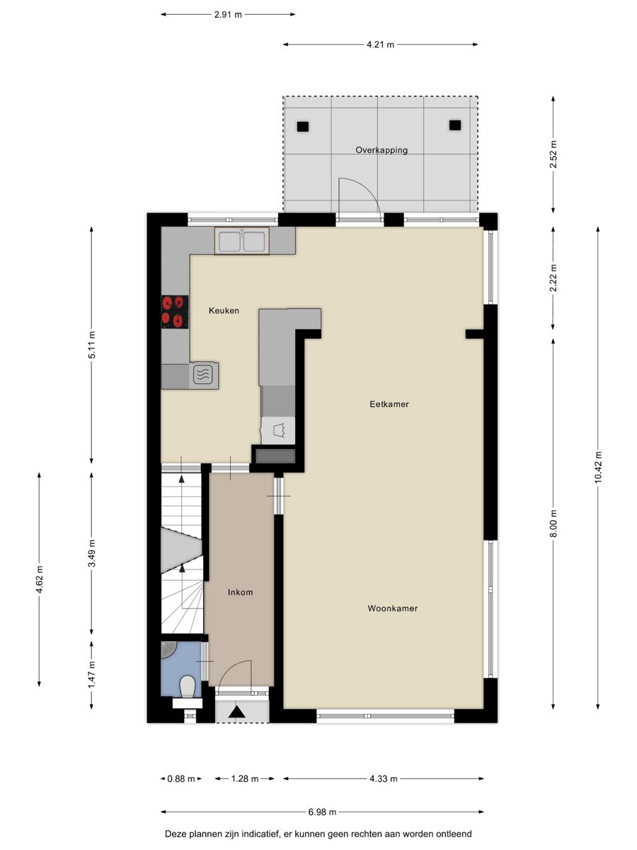 Gezinswoning met 3 slpk, grote tuin, garage en staanplaatsen foto 28