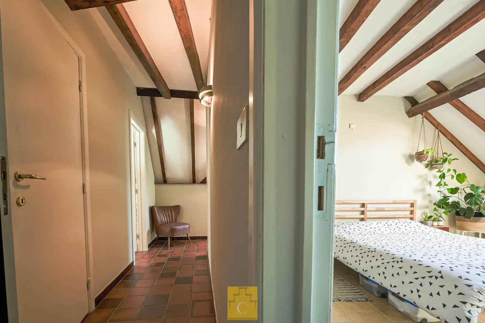 dakappartement 125 m2 in herenhuis aan de Potterierei foto 21