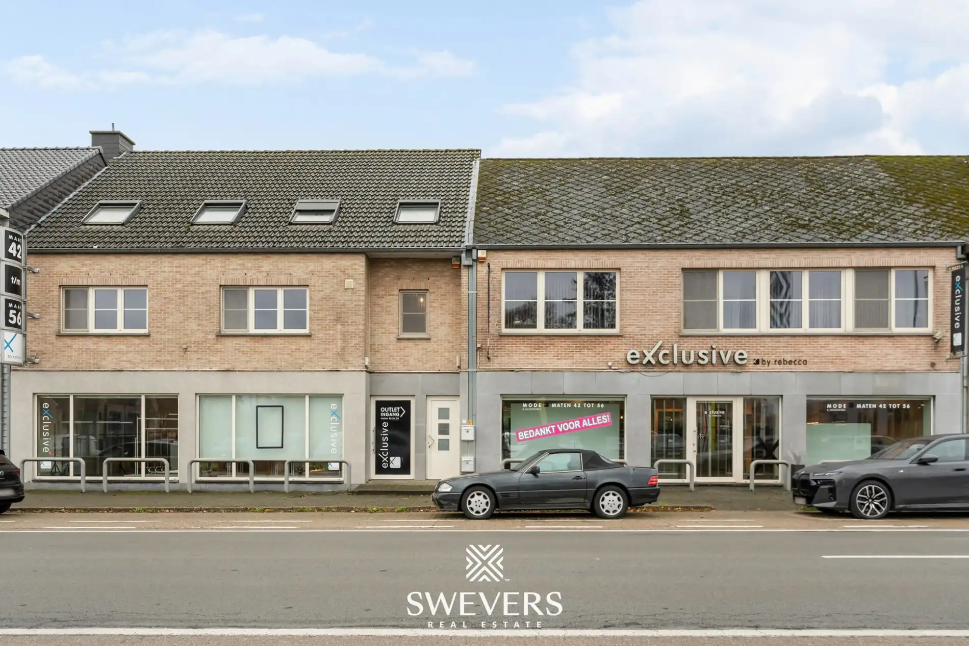 Opbrengsteigendom met handelspand, ruim appartement en uitbreidingspotentieel in hartje Heusden-Zolder foto {{pictureIndex}}