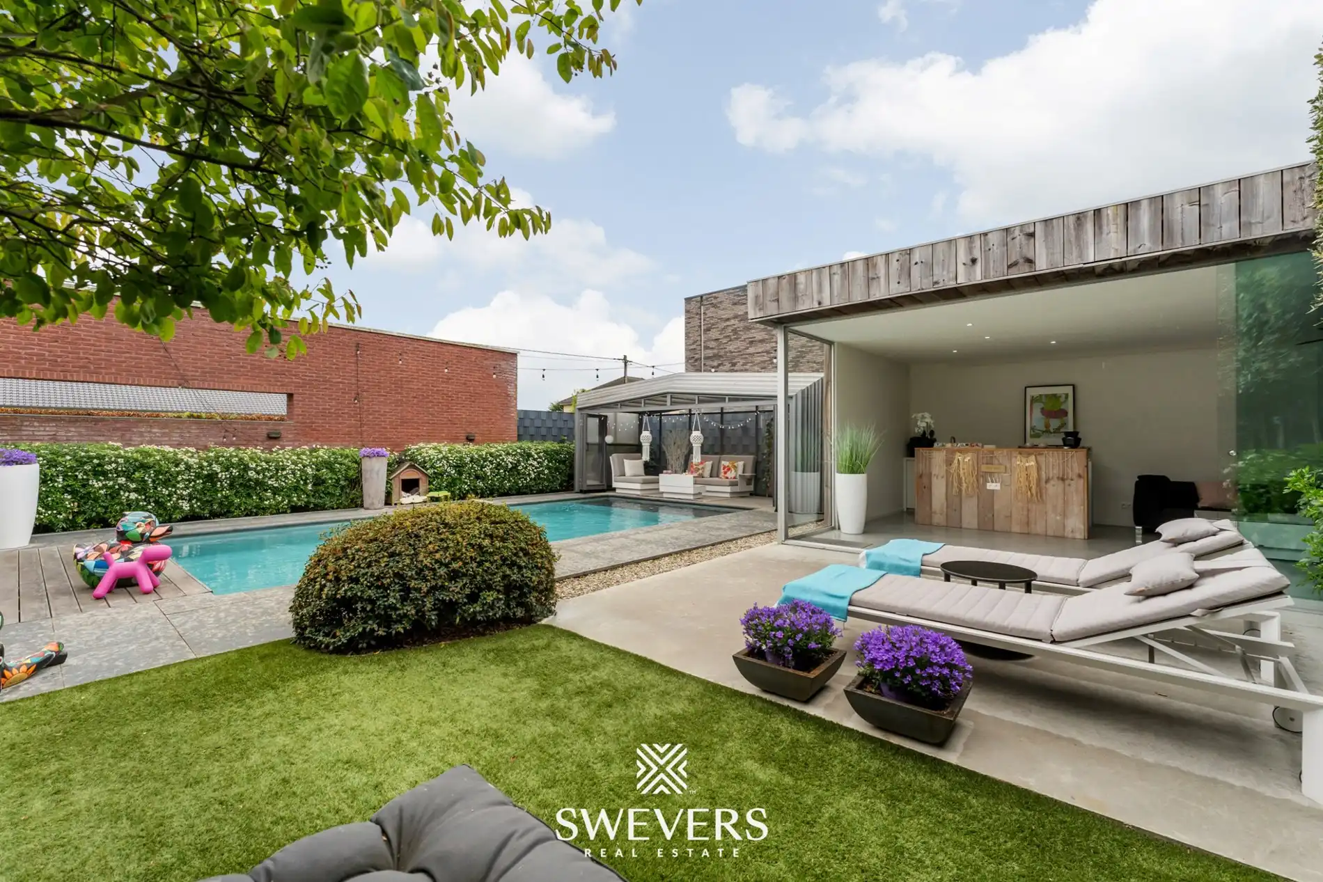 Werken, wonen en genieten in luxevilla met zwembad, poolhouse en magazijn in Koersel foto 35