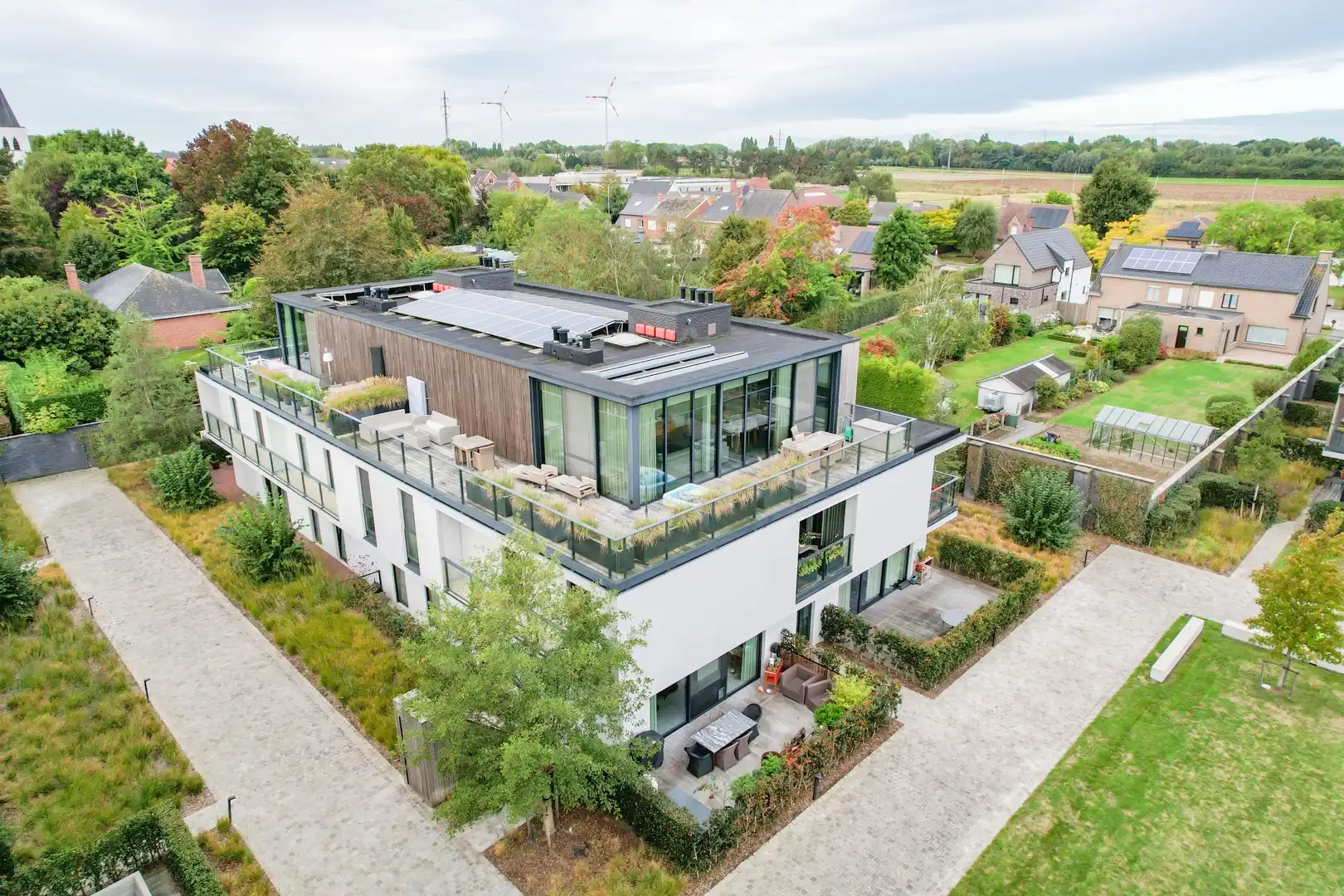 Uniek & bijna energieneutraal penthouse met riant terras te Bosmolens foto 27