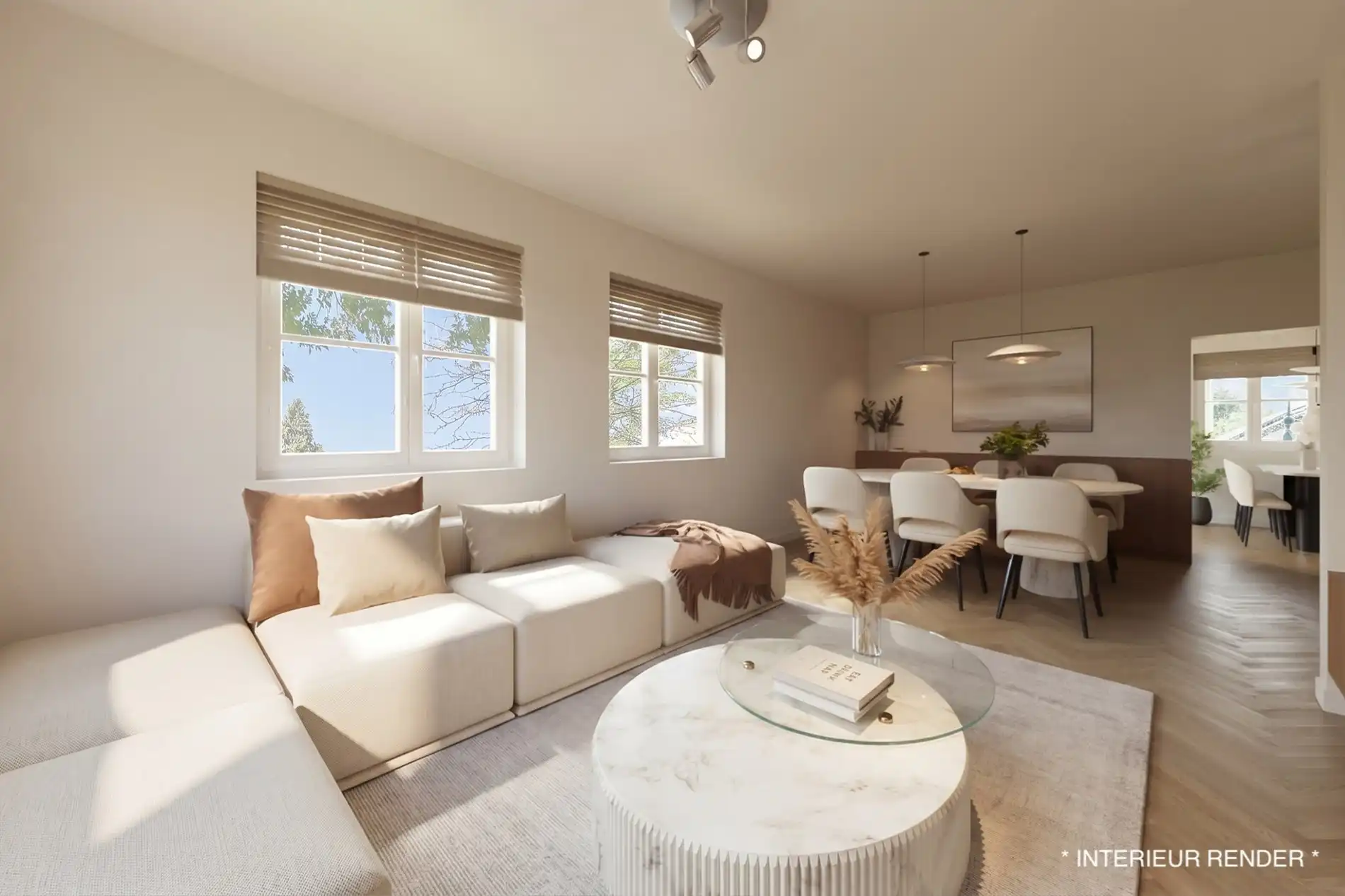 Ruim (137m²) en energiezuinig (label B) appartement met zonnig terras met zicht op agrarisch gebied te Diepenbeek foto 3