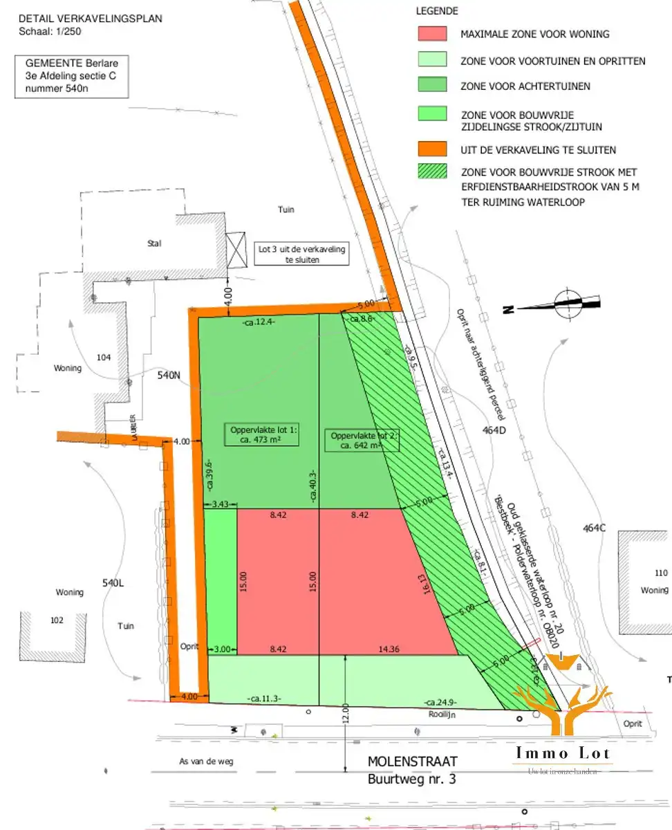 Bouwgrond voor halfopen bebouwing in Overmere  foto 6