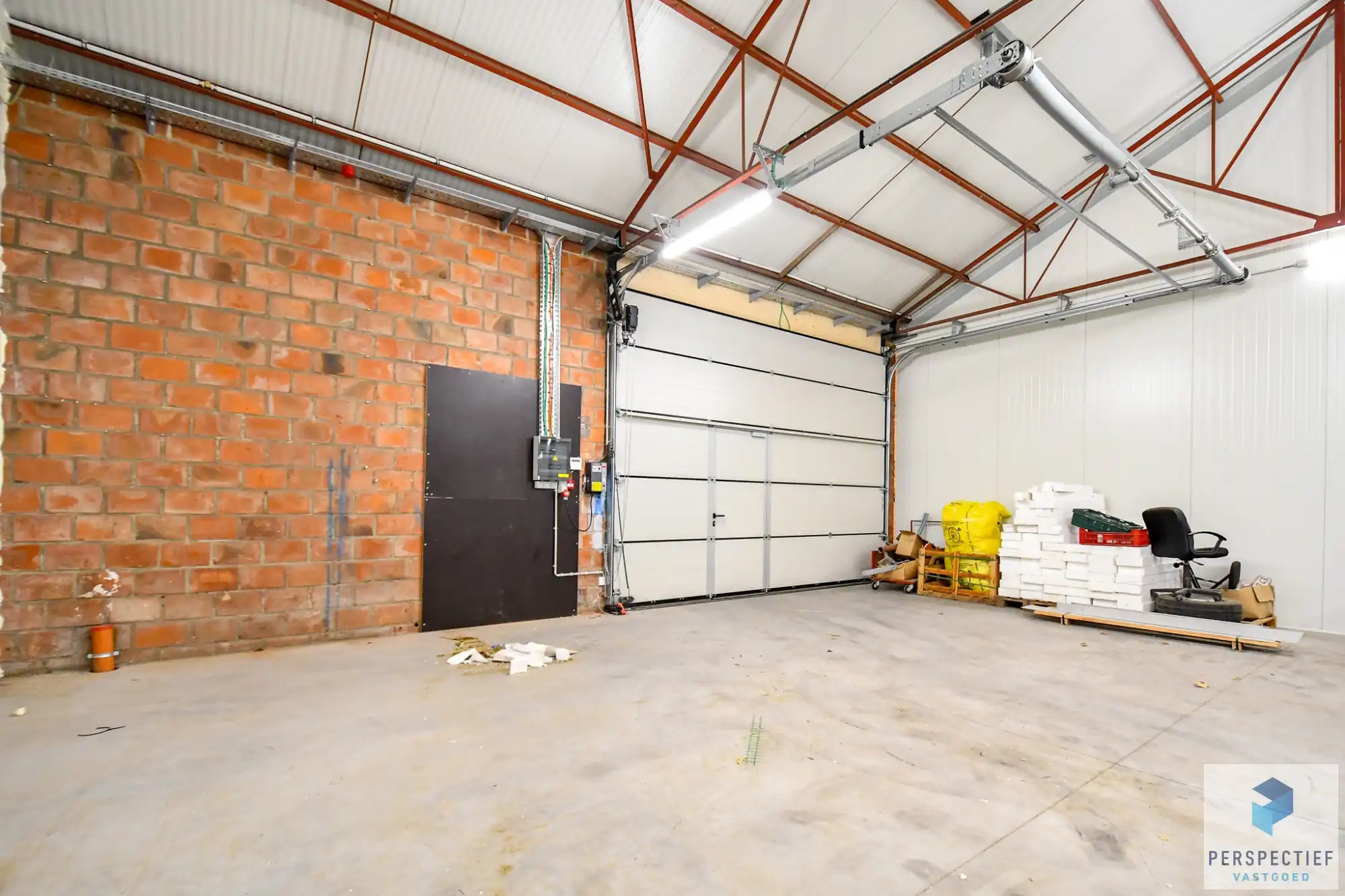 Laatste bedrijfsunit (6): Grote Loods (300 m²) te huur in het Fort Beernem foto 6