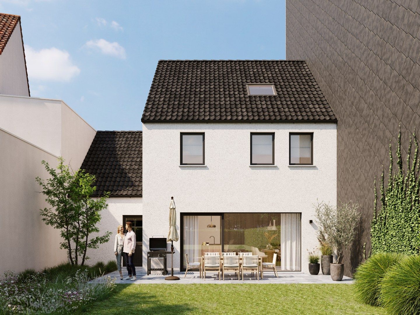 NIEUWbouwwoning met 3 slaapkamers, zuidgerichte tuin en garage in Menen foto 2