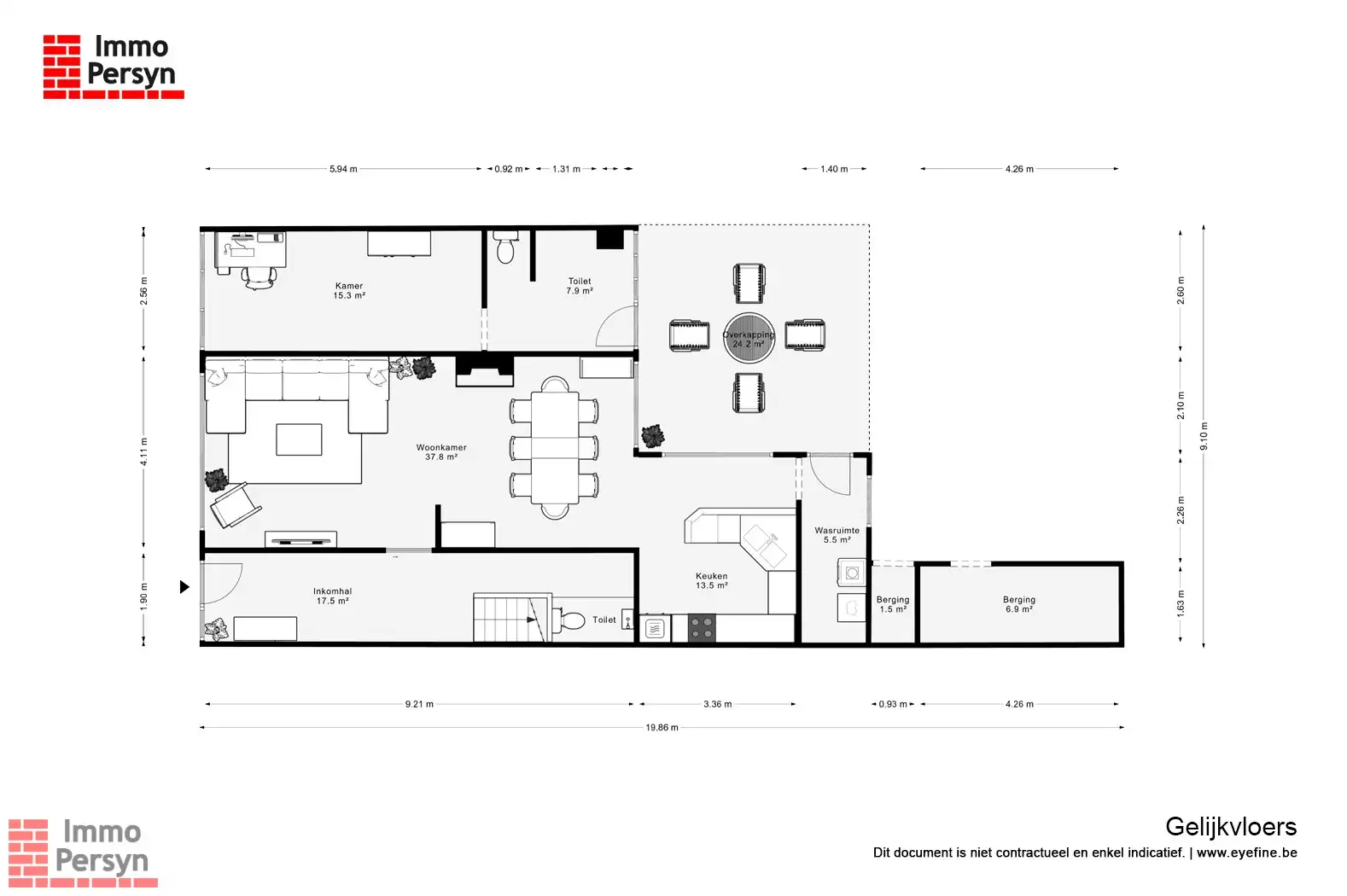 Ruime af te werken woning met nieuw dak, vernieuwde elektriciteit en diepe tuin  (EPC D) foto 22