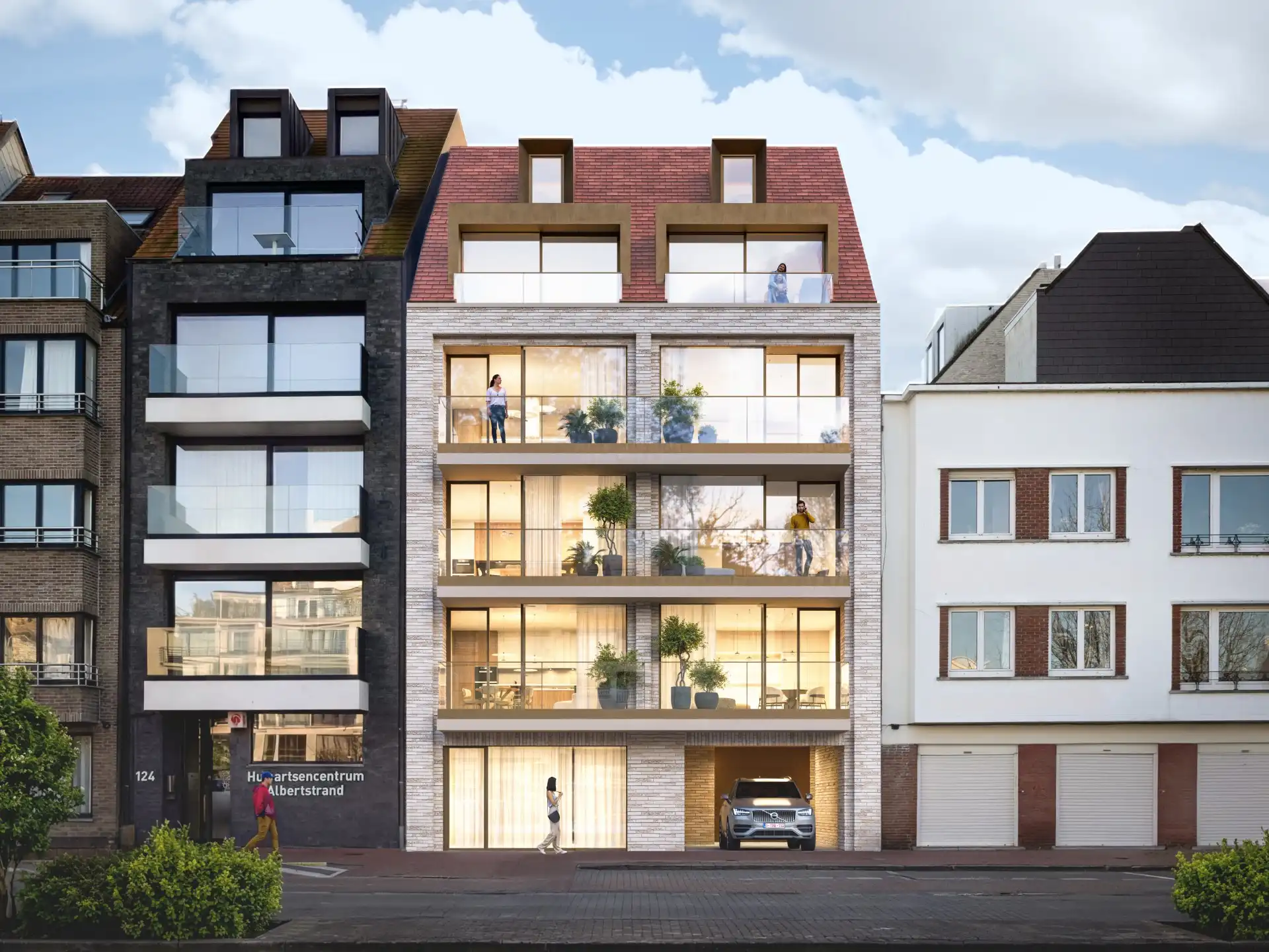 Prachtig nieuwbouwproject op het Abraham Hansplein in Knokke foto {{pictureIndex}}