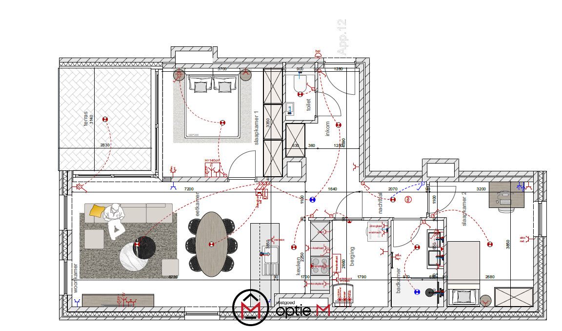 Twee slaapkamer appartement op tweede verdiep in Tongeren! foto 3