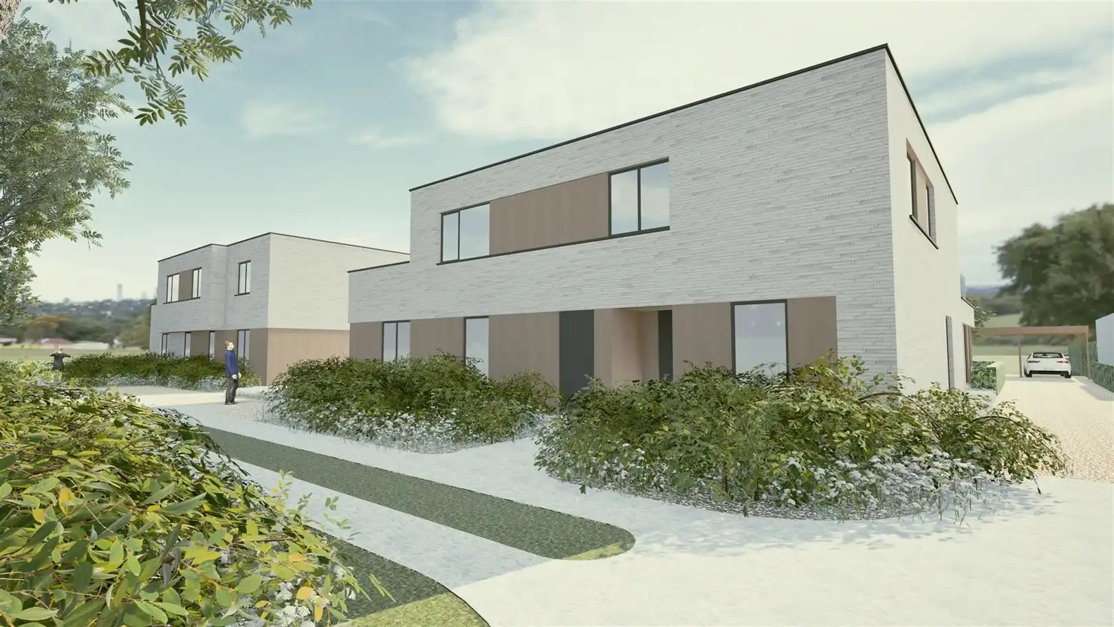 Nieuwbouw duowoningen met carport, terras of tuin foto 7