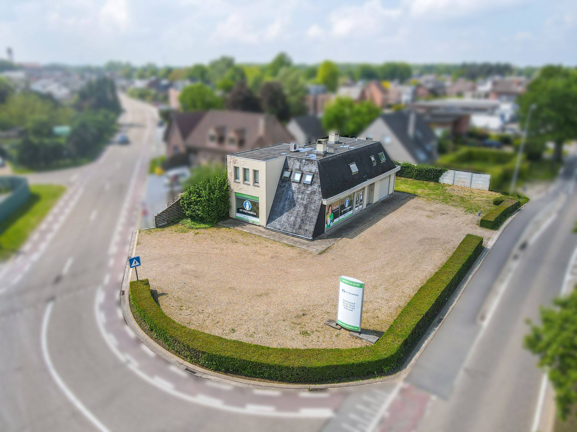 Handelspand met appartement en parking op top ligging! foto 1