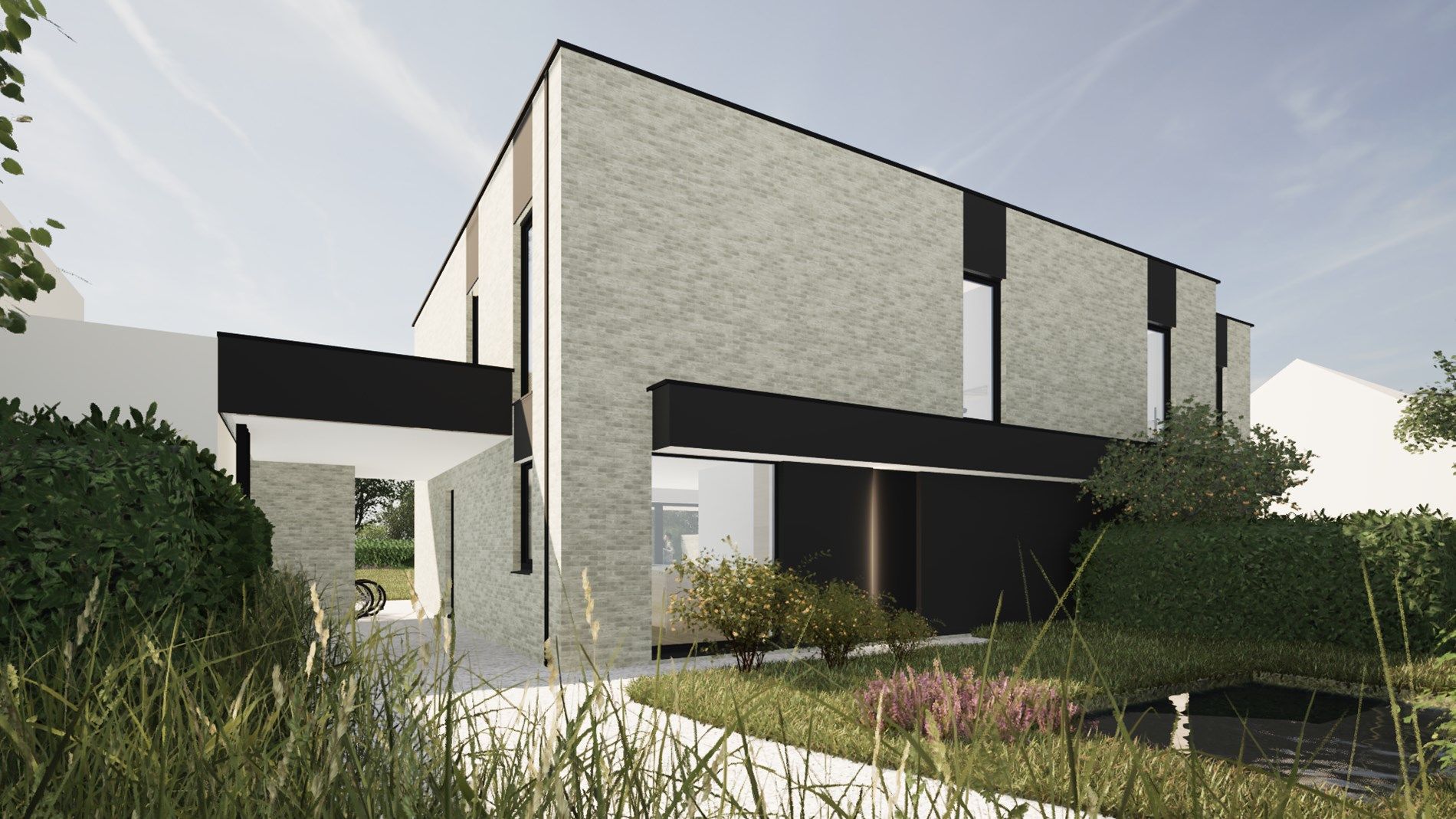 EXCLUSIEVE NIEUWBOUWONING VOORZIEN VAN EEN HOOGWAARDIGE AFWERKING EN MET 4 SLAAPKAMERS, TUIN EN CARPORT TE KERMT foto 18