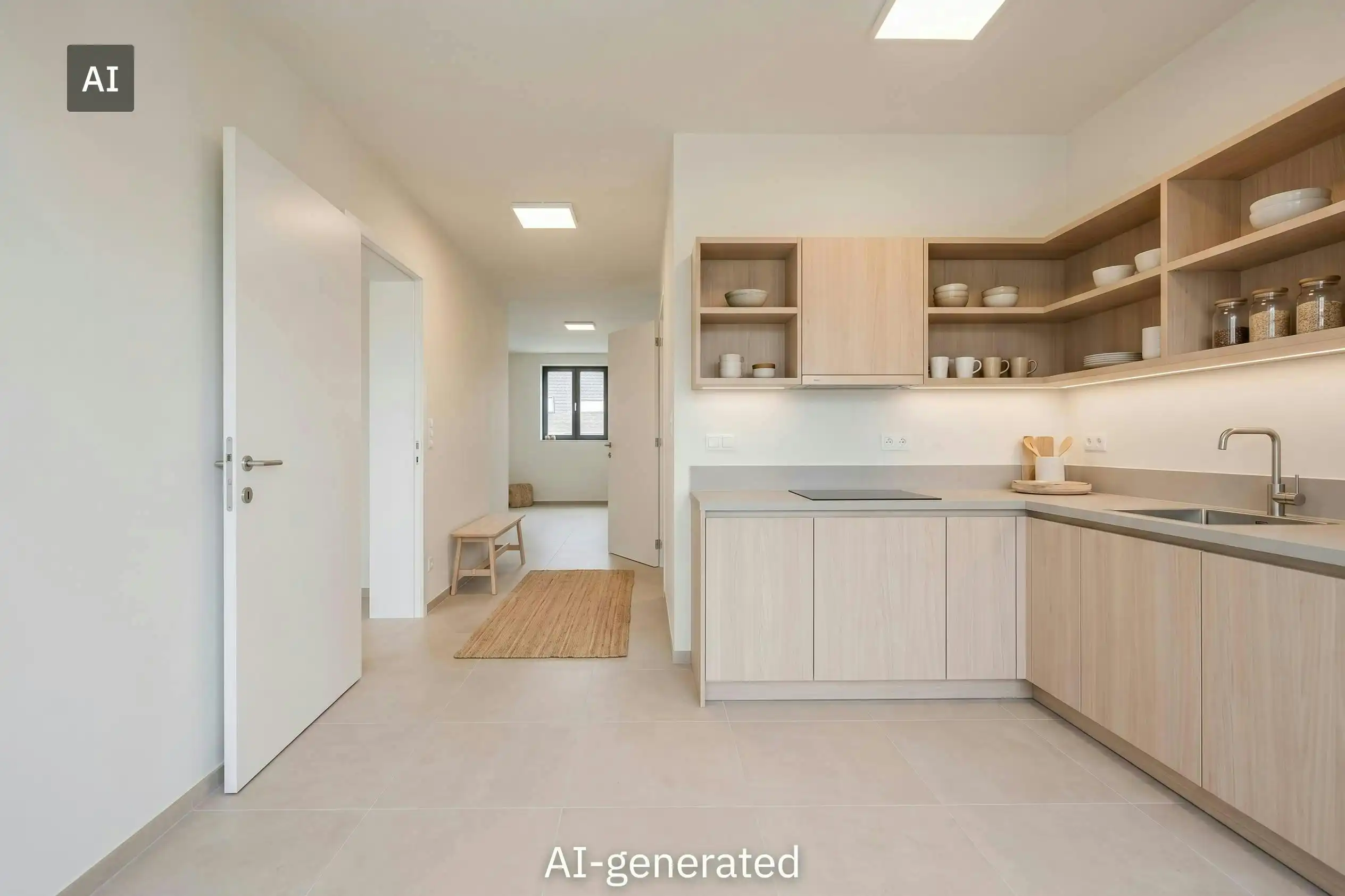 Exclusief penthouse-appartement met ruim terras in Bissegem! foto 3
