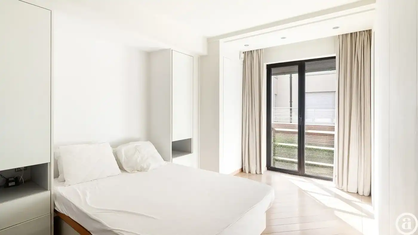 Ruim appartement met zij zeezicht nabij het Albertstrand     foto 9