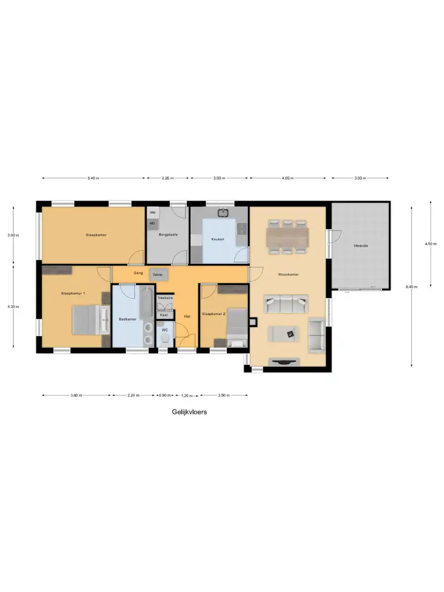 Laagbouwwoning met 3 slaapkamers, veranda, garage, zolder en prachtig open zicht in Wuustwezel. foto 27