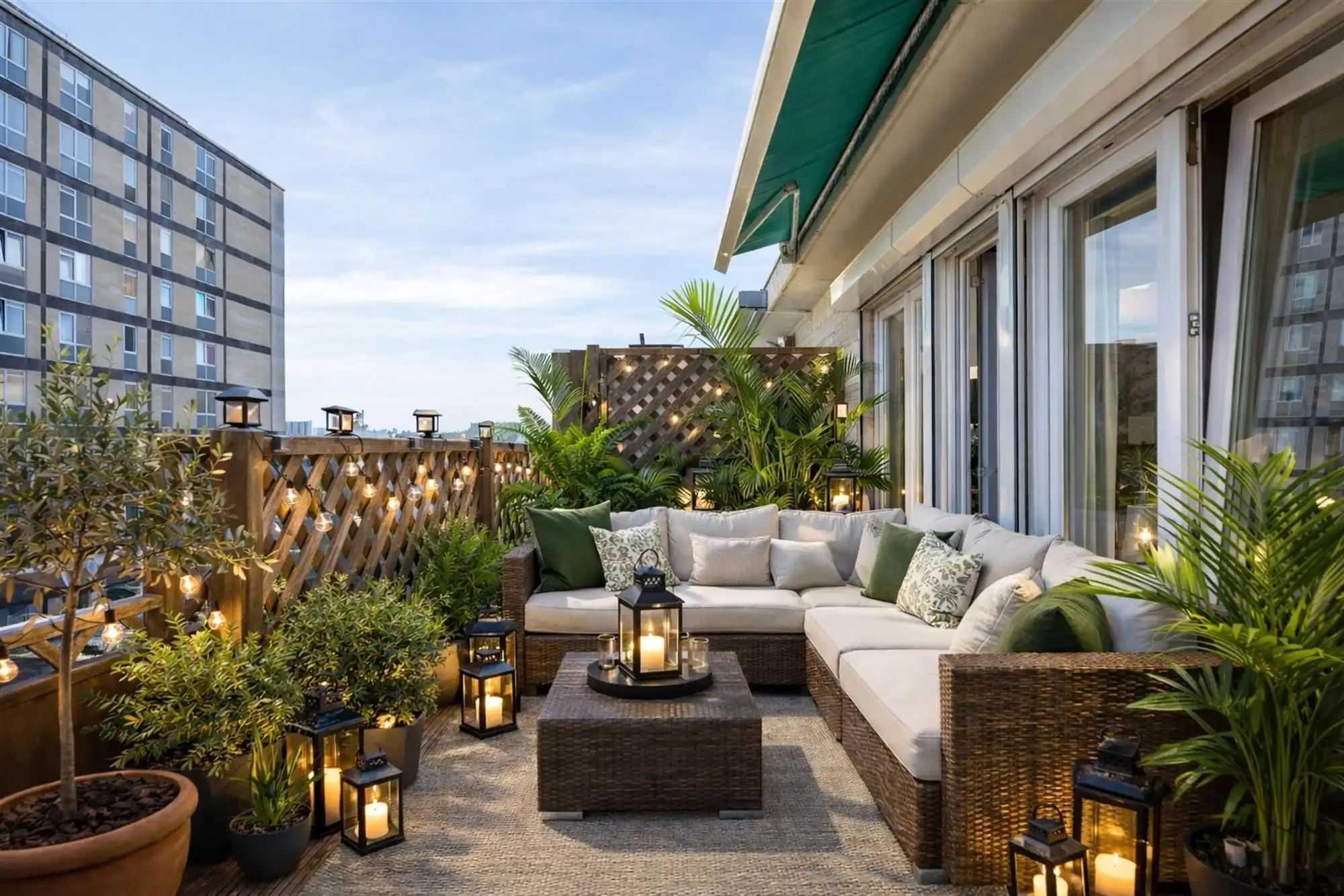 Hoofdfoto van de publicatie: Dakappartement met zuid terras (22m²) en 2 slaapkamers