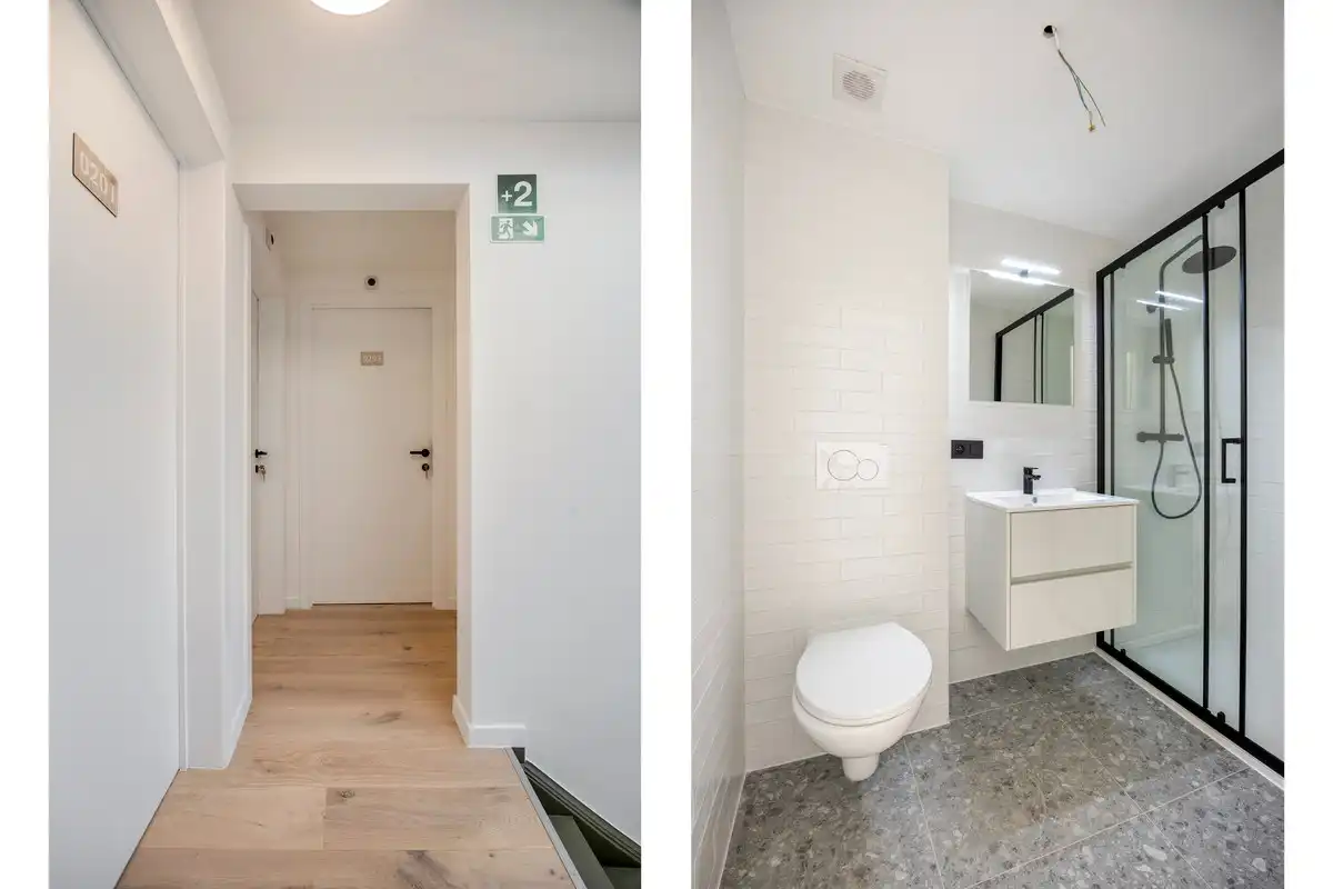 Volledig gerenoveerd en gemeubelde studentenkamer met privé badkamer en tuin - EPC A!  foto 12