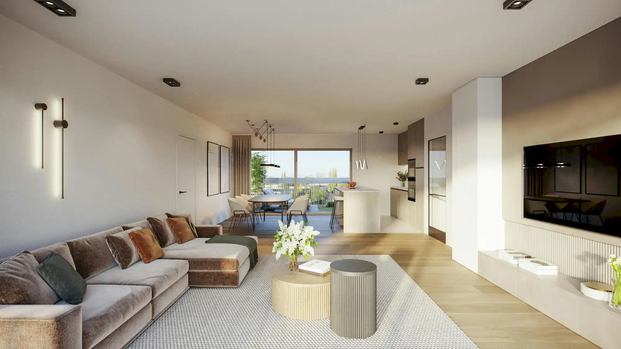 Energiezuinig 2 slaapkamer appartement te Brugge foto 5