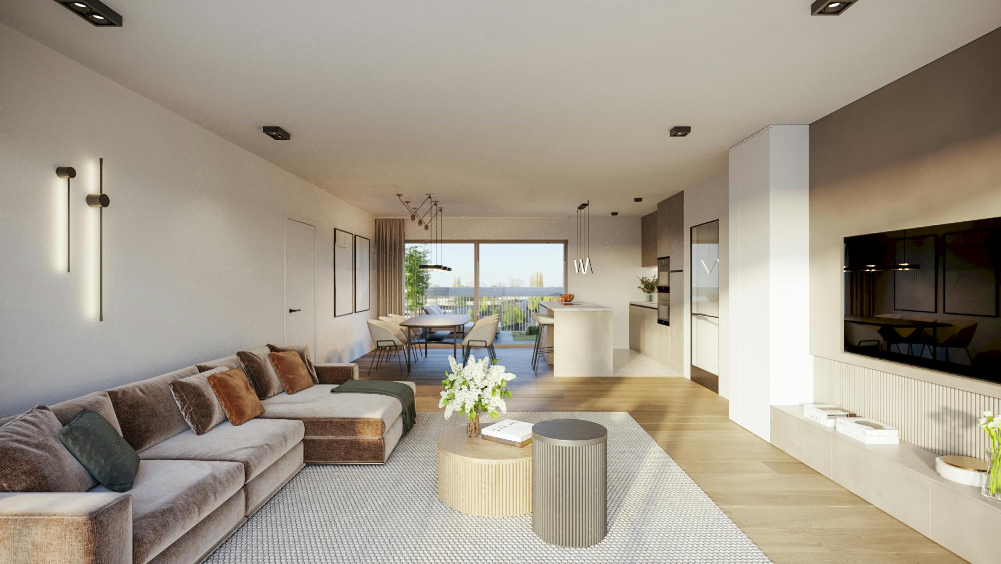 Energiezuinig 2 slaapkamer appartement te Brugge foto 5