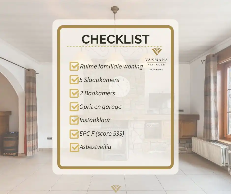 Ruime en charmante alleenstaande woning met 5 slaapkamers en 2 badkamers foto 2