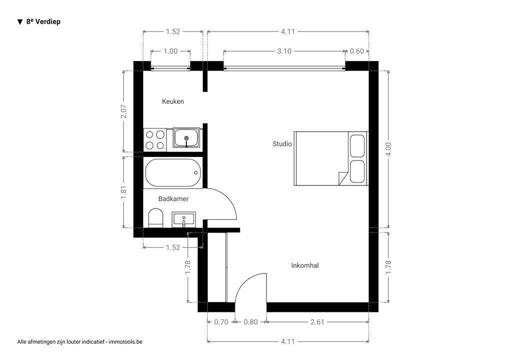 Instapklare studio in 't groen kwartier foto 8