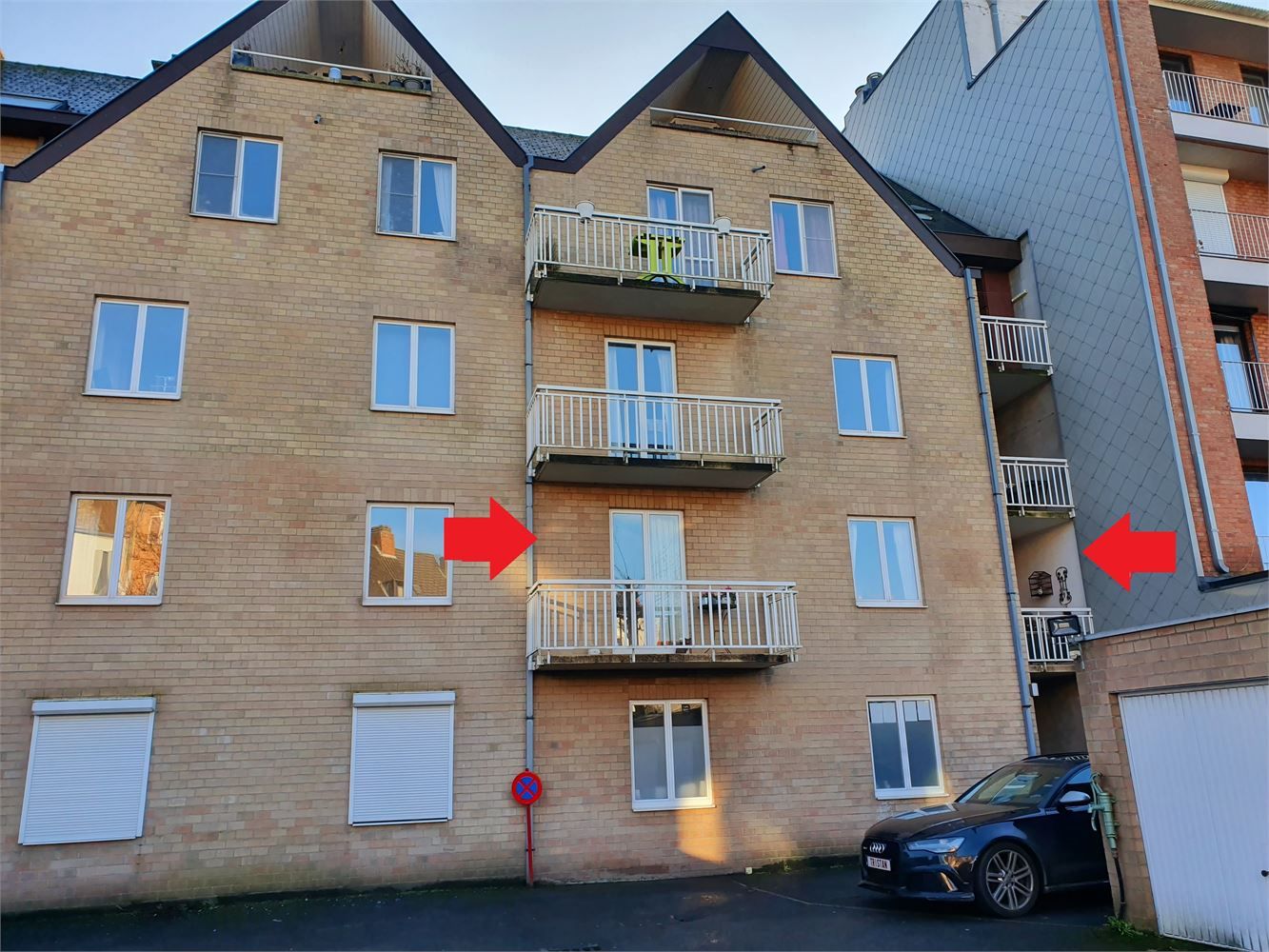St-Andries, op wandelafstand van de Smedenpoort appartement  van 126 m2  3 slaapkamers ,een zonneterras en een zonnebalkon en garagebox. foto 14