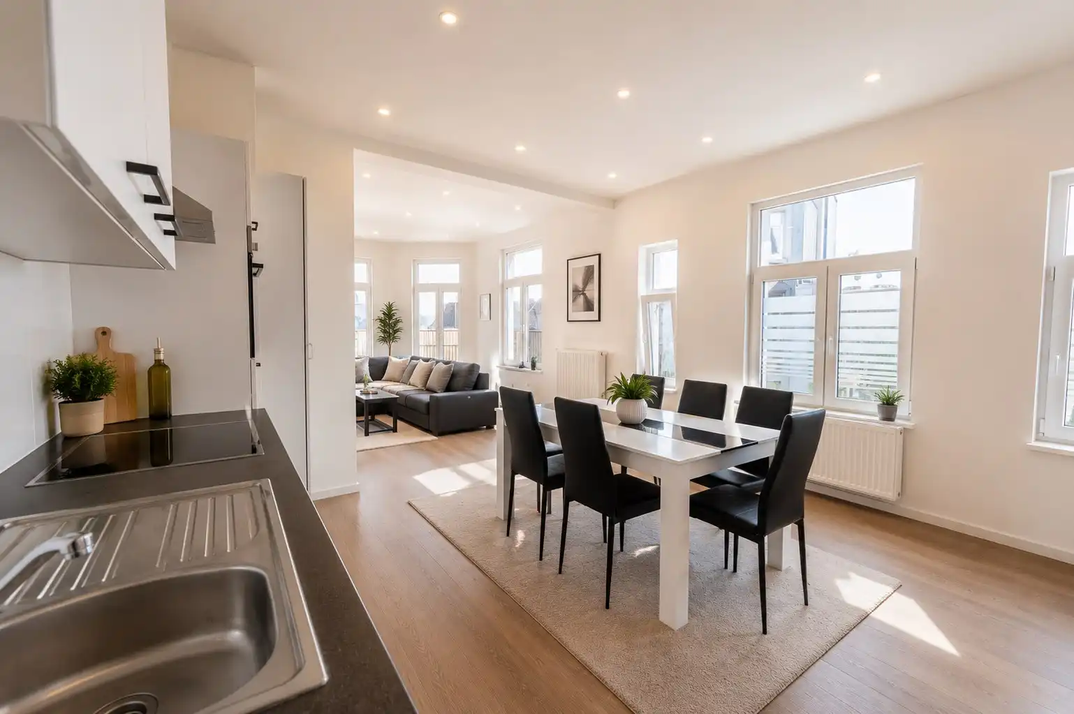 MODERN HOEKAPPARTEMENT OP BOOGSCHEUT STRAND EN SHOPPING BLANKENBERGE foto 4