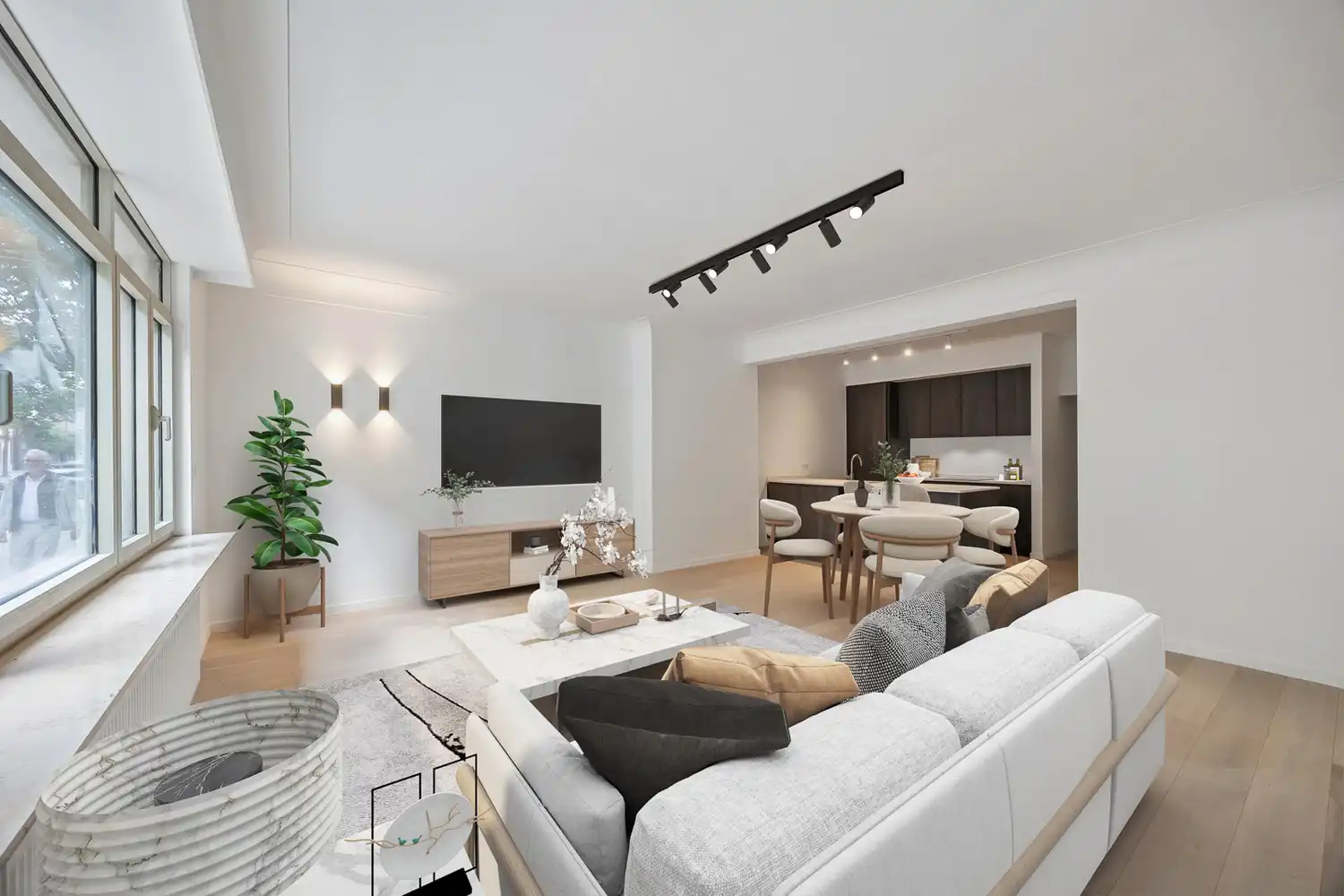 Gelijkvloers pareltje ±140m² met stadstuin en terras in hartje Antwerpen – Gerenoveerd in 2025 foto 2