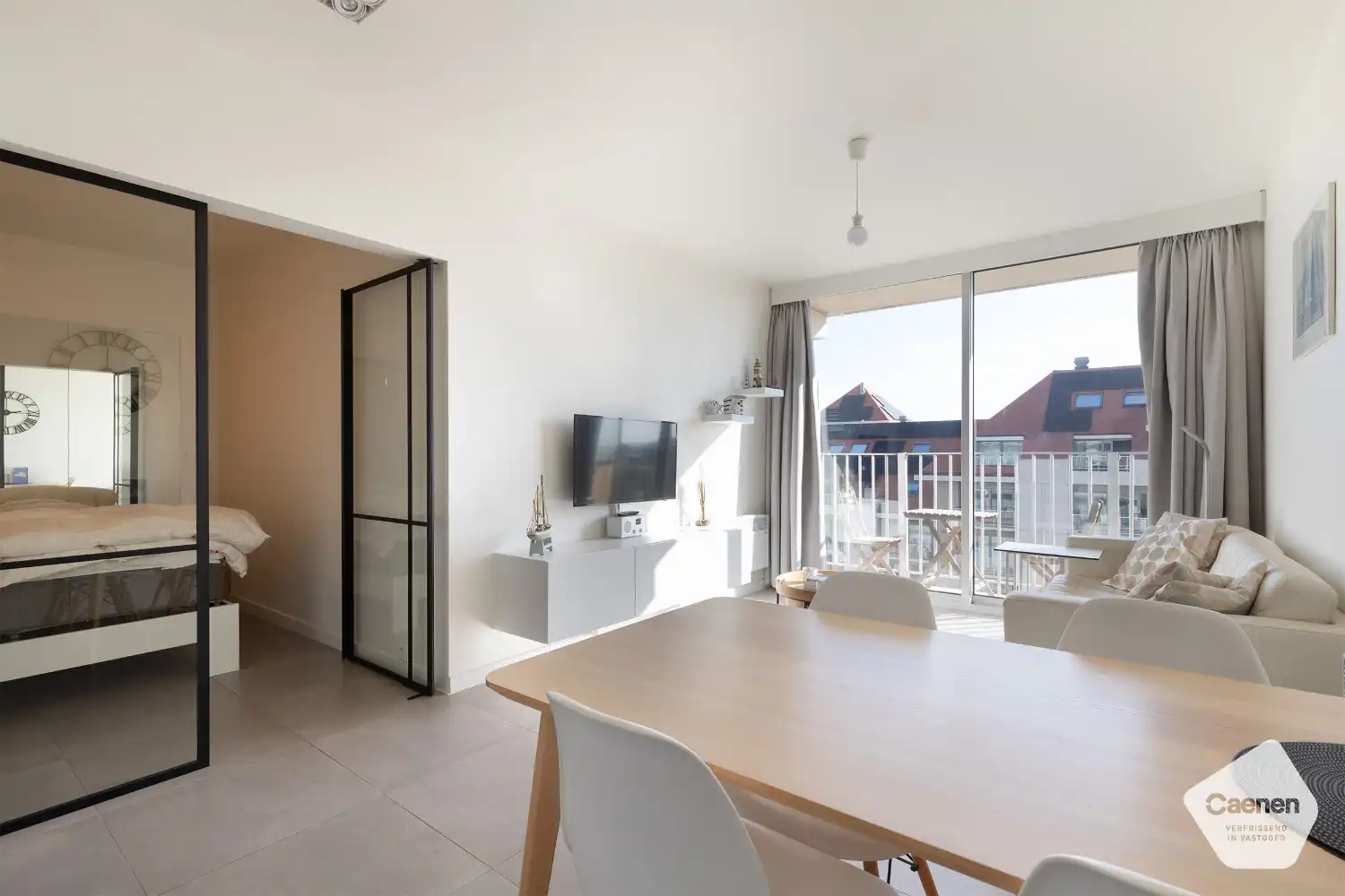 Zeer mooi gerenoveerd appartement met 1 slaapkamer én slaaphoek foto 3