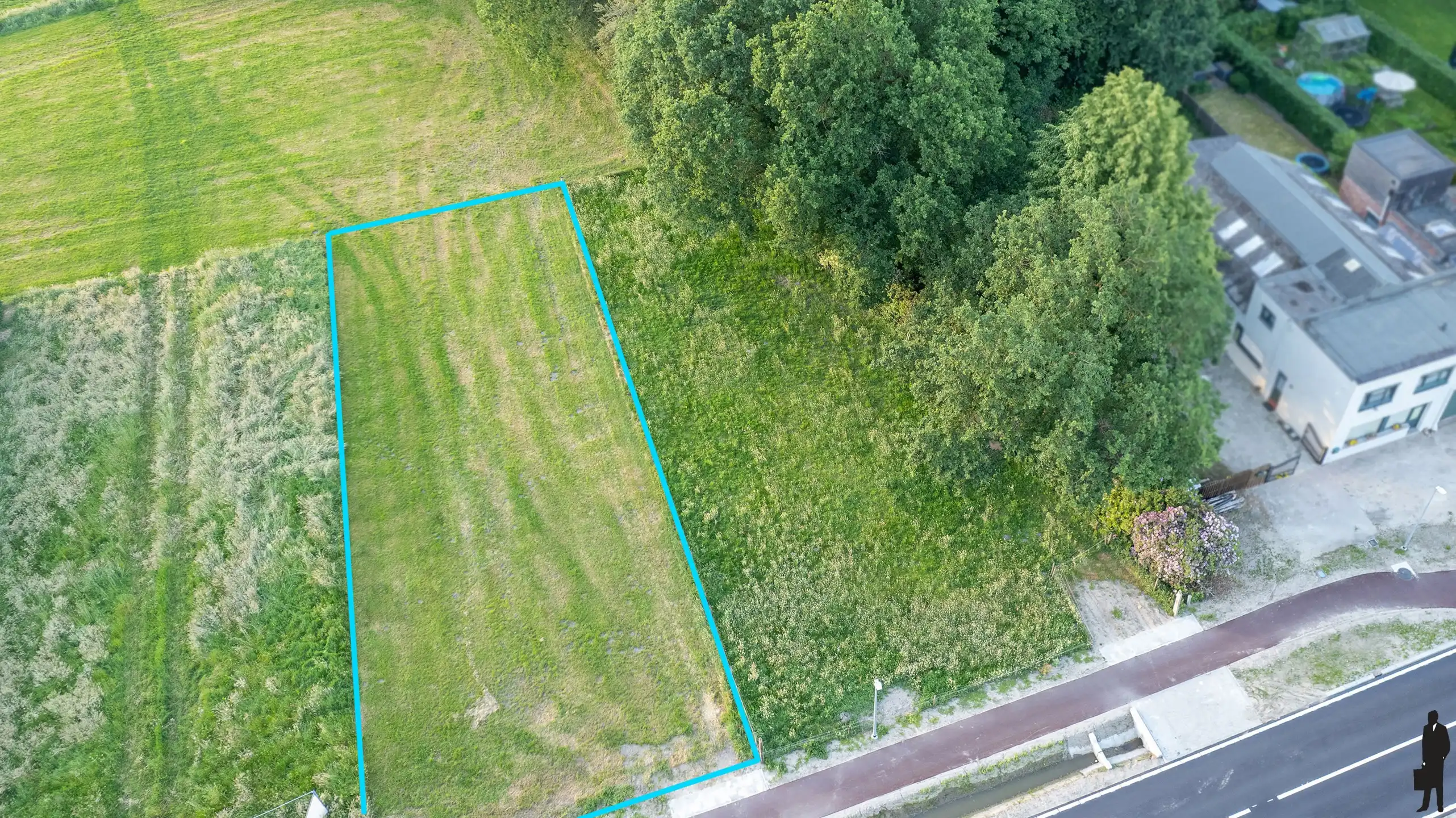 Prachtige bouwgrond voor open bebouwing op toplocatie in Achterbroek foto 3