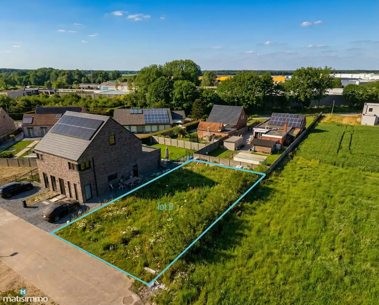 RUSTIG GELEGEN BOUWGROND VOOR OPEN BEBOUWING MET ZUIDWESTGEORIËNTEERDE TUIN TE OUDSBERGEN foto 2
