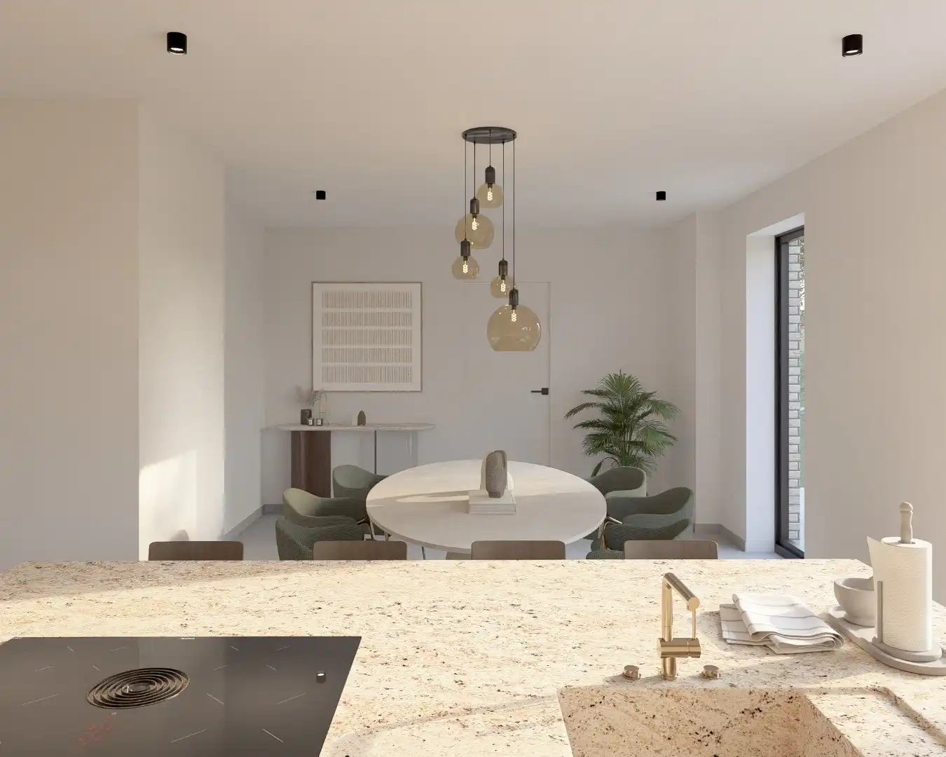 Stijlvolle Bijna Energie Neutrale nieuwbouwwoning op een perceel van 8a41ca gelegen op een zeer rustige locatie!  foto 9