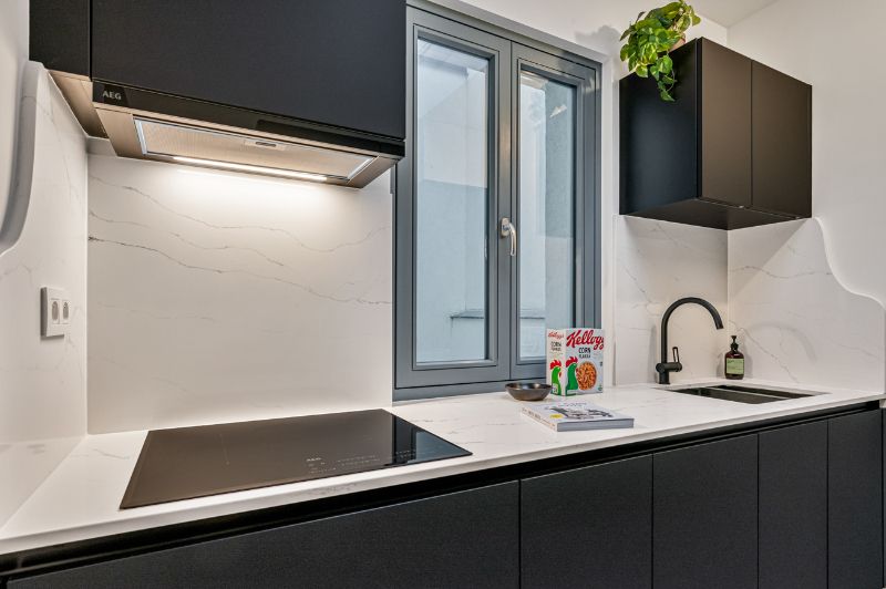 Moderne studio/appartement in historisch gebouw centrum Gent (verhuurd) foto 6