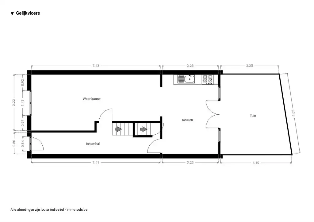 Lichtrijke stadswoning met authentieke elementen foto 9