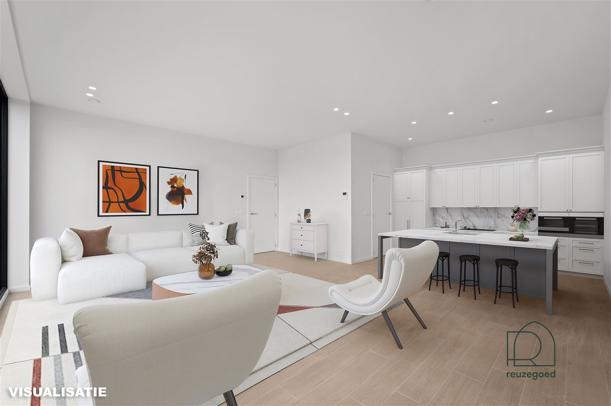 Stijlvol nieuwbouwappartement met twee slaapkamers in Leuven foto 3
