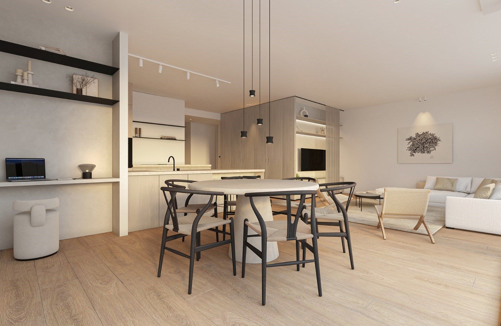 Nieuw appartement gelegen aan de zuidkant van het vernieuwde Burg. Fr. Desmidtplein. Gevelbreedte van ca. 8 meter. foto 5