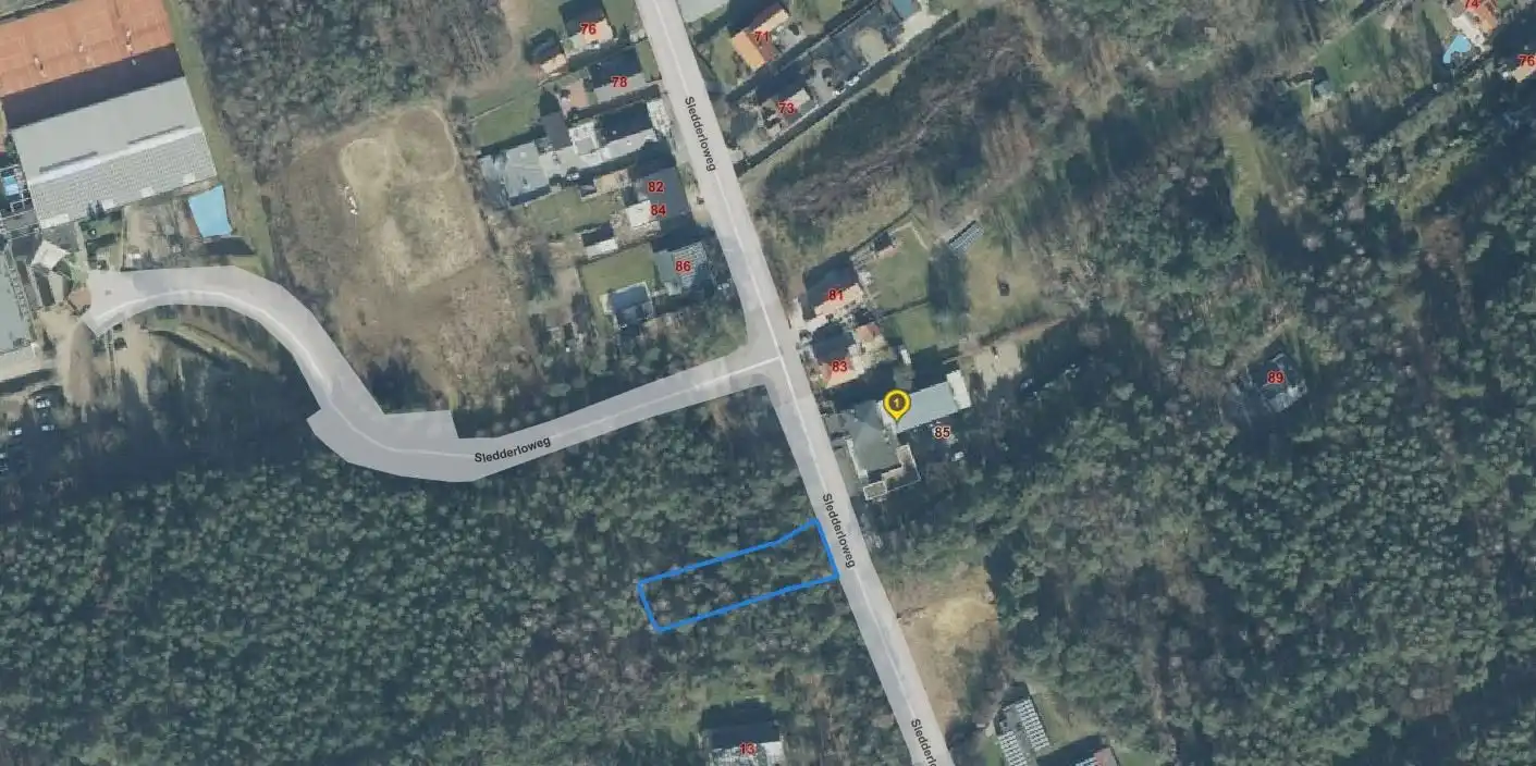 Te koop bouwgrond van 13a 6ca te Genk Sledderloweg. foto 4