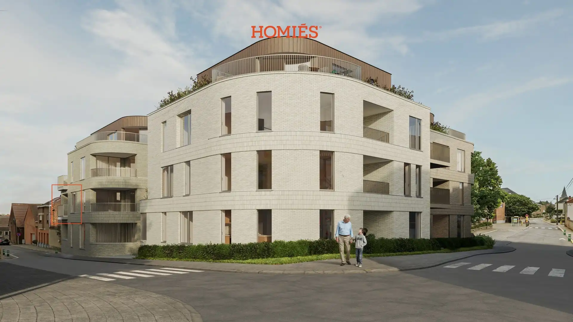 Prachtig hoekappartement met 1 slpk en westgericht terras foto {{pictureIndex}}
