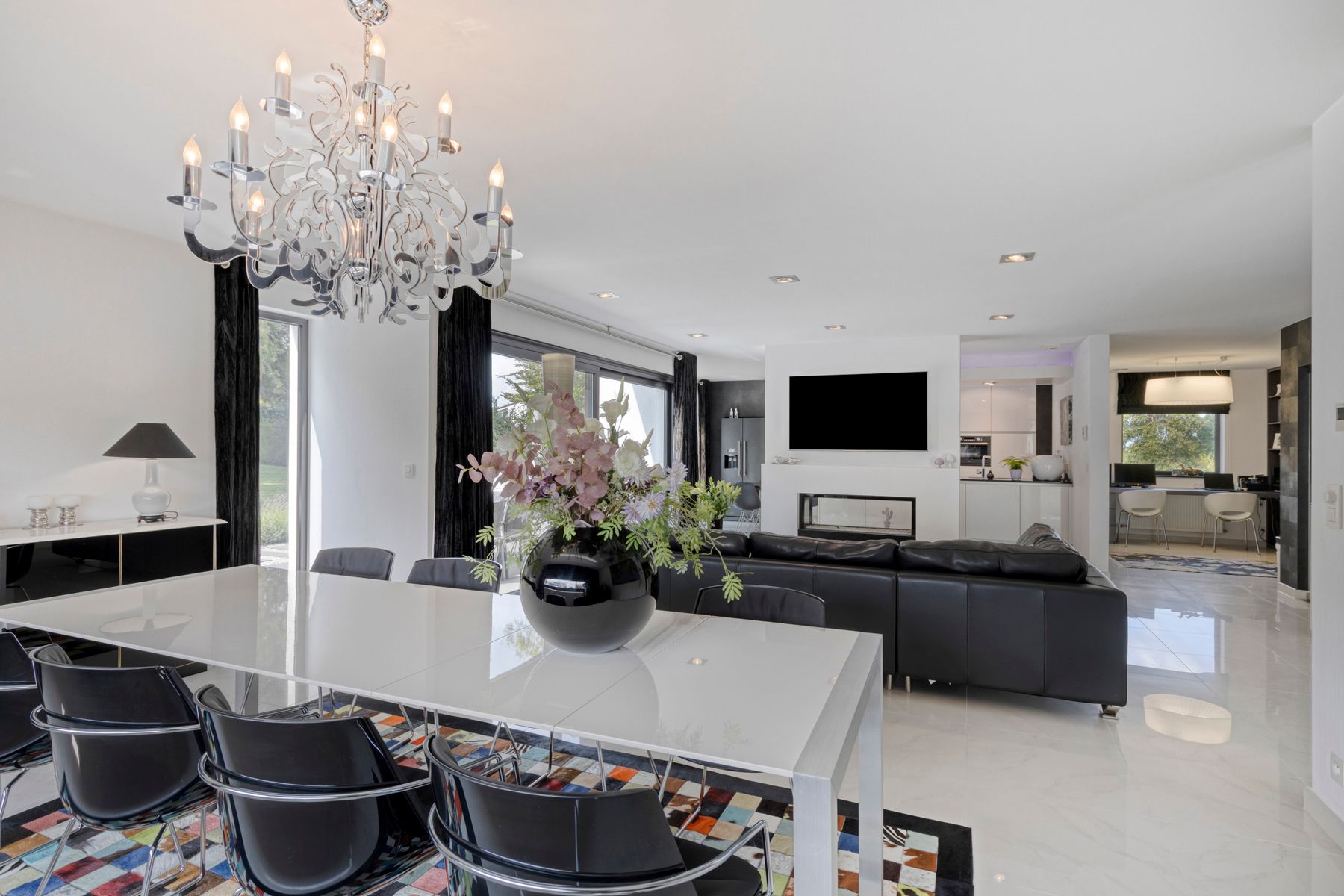 Prachtige moderne, energiezuinige villa in het groene Dworp foto 7