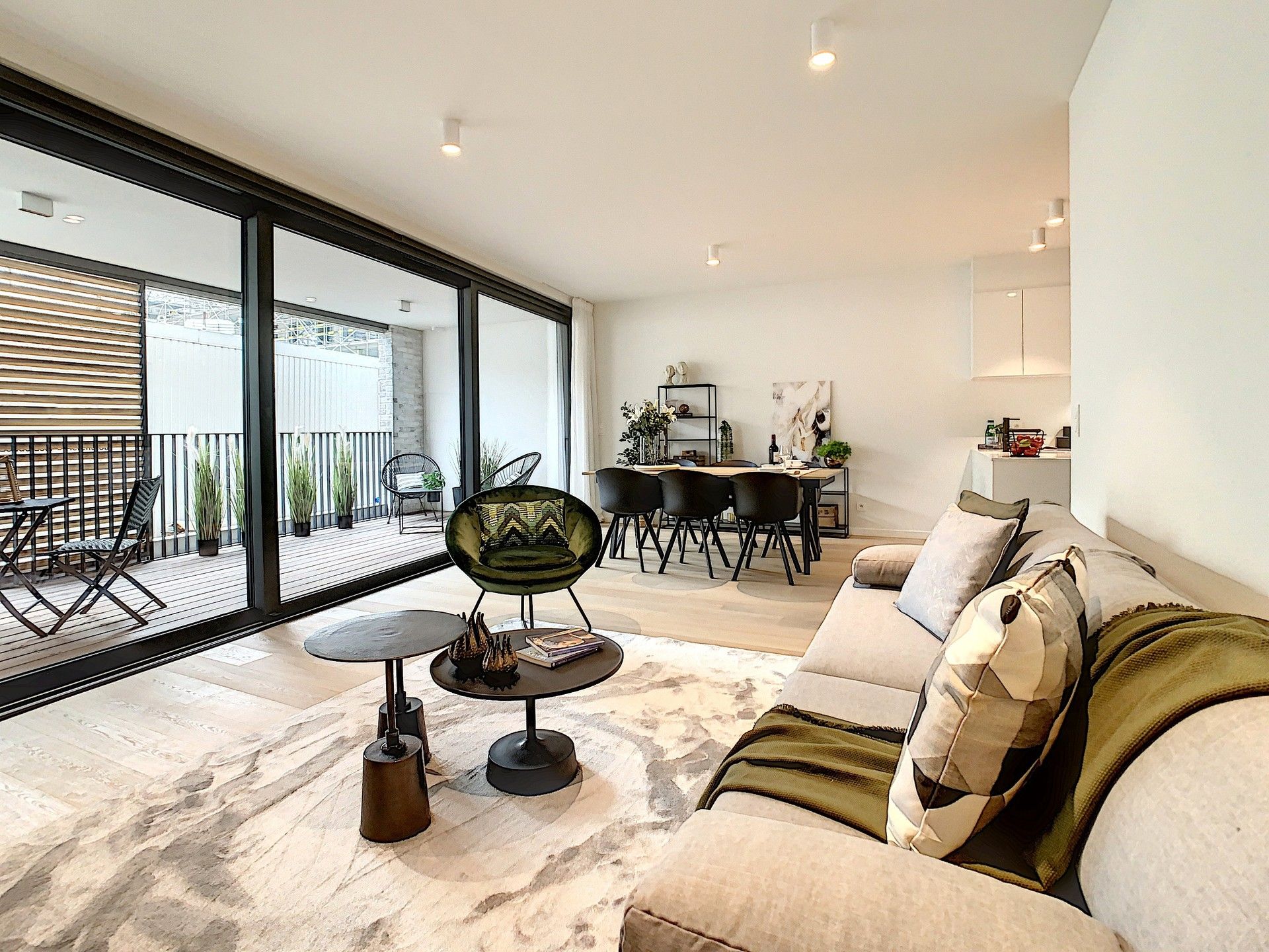 Gelijkvloers nieuwbouw appartement met terras van 18 m² en 2 slaapkamers in prestieuse residentie Refuga in hartje Hasselt. foto 7