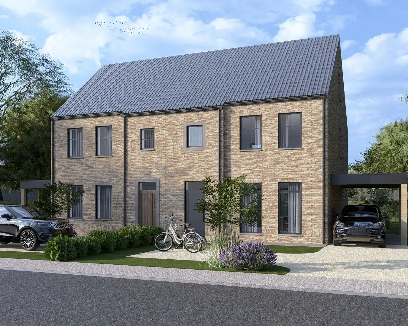 Halfvrijstaande nieuwbouwwoning gelegen op een perceel van 3a30ca op een gunstige locatie nabij het centrum van Bree!  foto 3