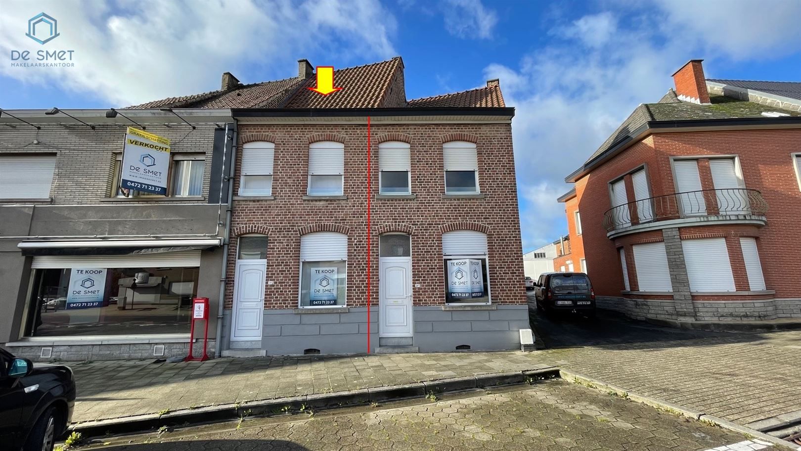 2 WONINGEN IN HET CENTRUM VAN MOERBEKE TE KOOP, IDEAAL INVESTERINGSPAND OF KANGOEROEWONING  foto 15