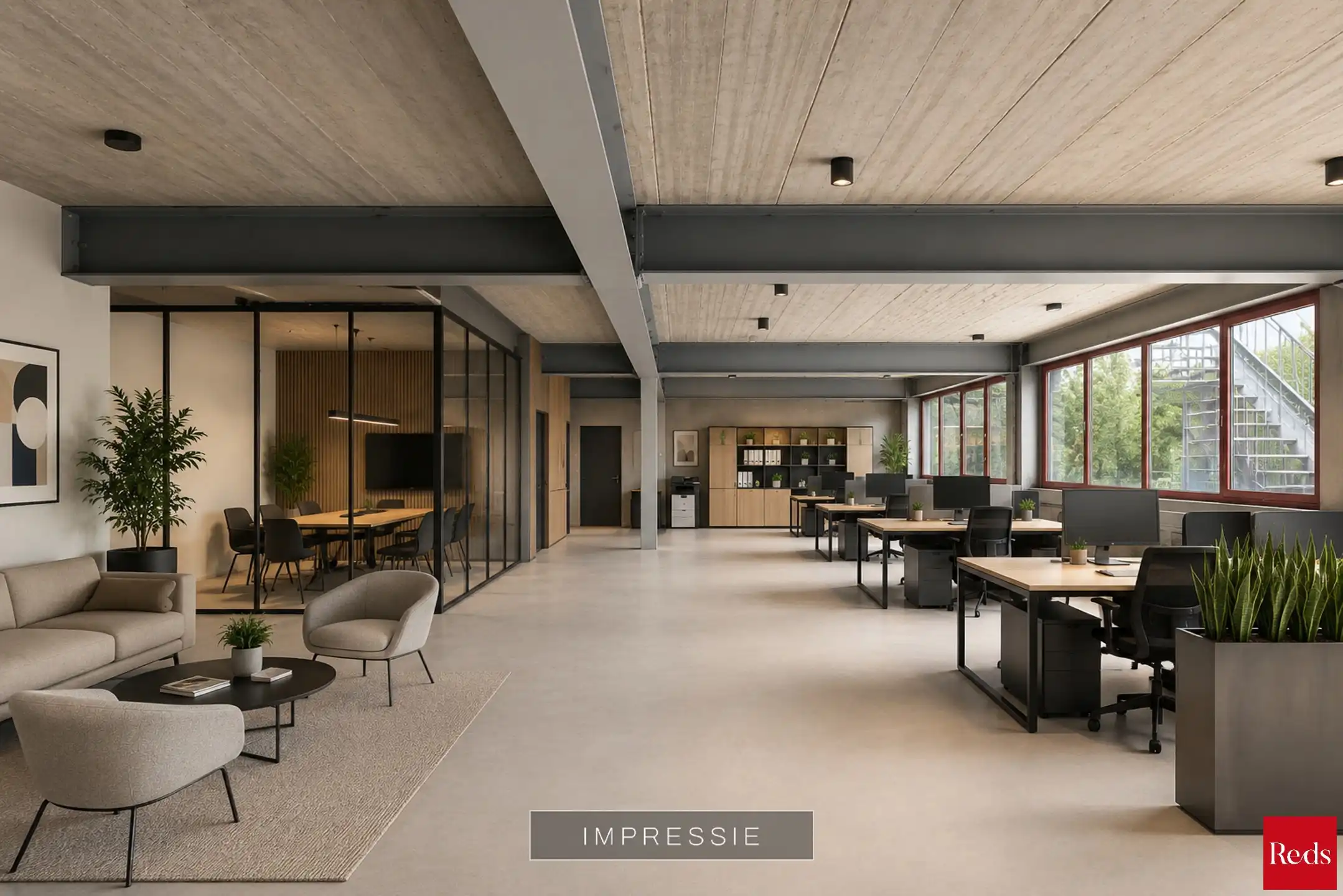 Ruime polyvalente ruimte van 143 m² op strategische locatie foto {{pictureIndex}}