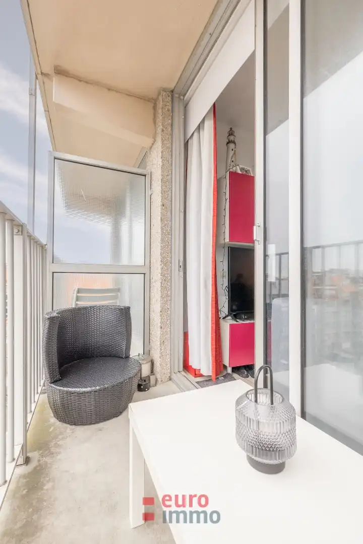 Gerenoveerde studio met zijdelings zeezicht in het centrum van Nieuwpoort foto 6