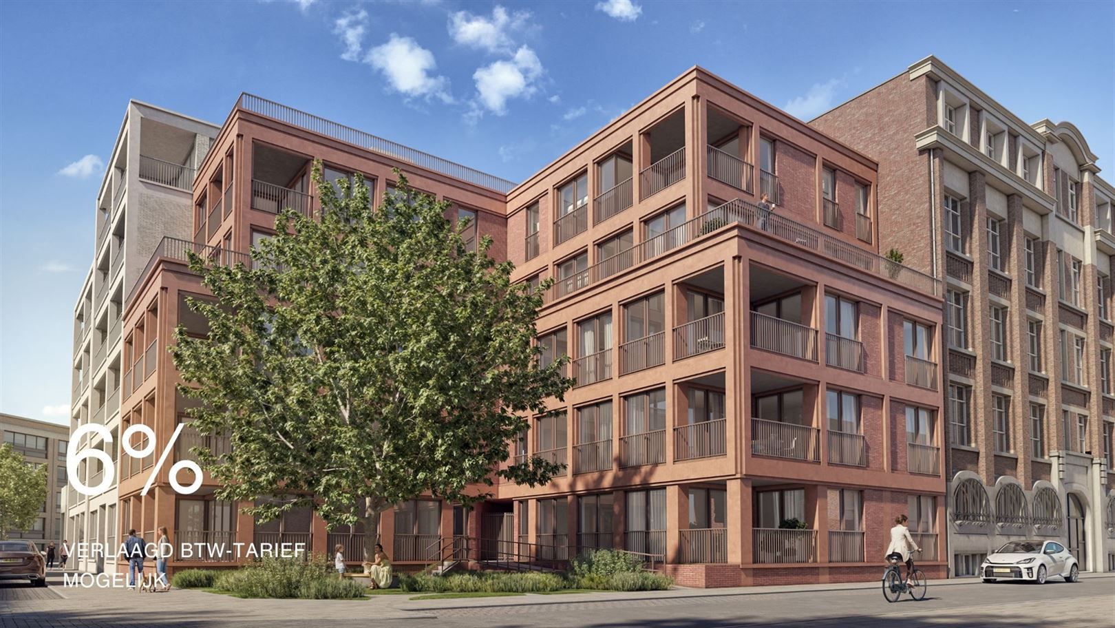 Nieuwbouw gelijkvloers appartement in Zegelpark foto {{pictureIndex}}