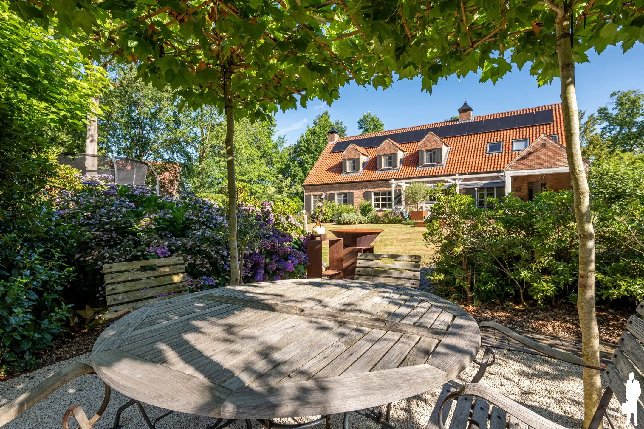 Ruime villa - natuurlijke ligging: bos & weiland; zuidtuin  foto 26