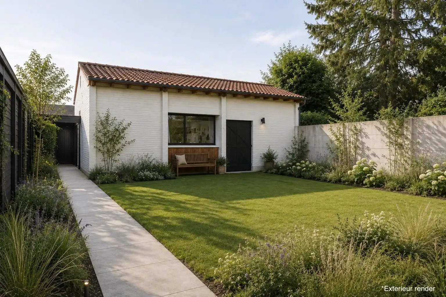 Vrijstaande fermette met ruime garage (85m²) en renovatiepotentieel op een toplocatie  foto 22
